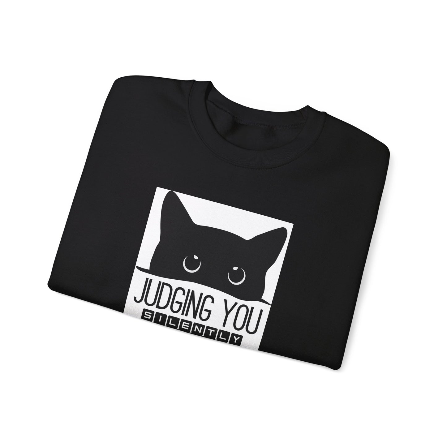 Judging You Silently  Unisex Crewneck Sweatshirt