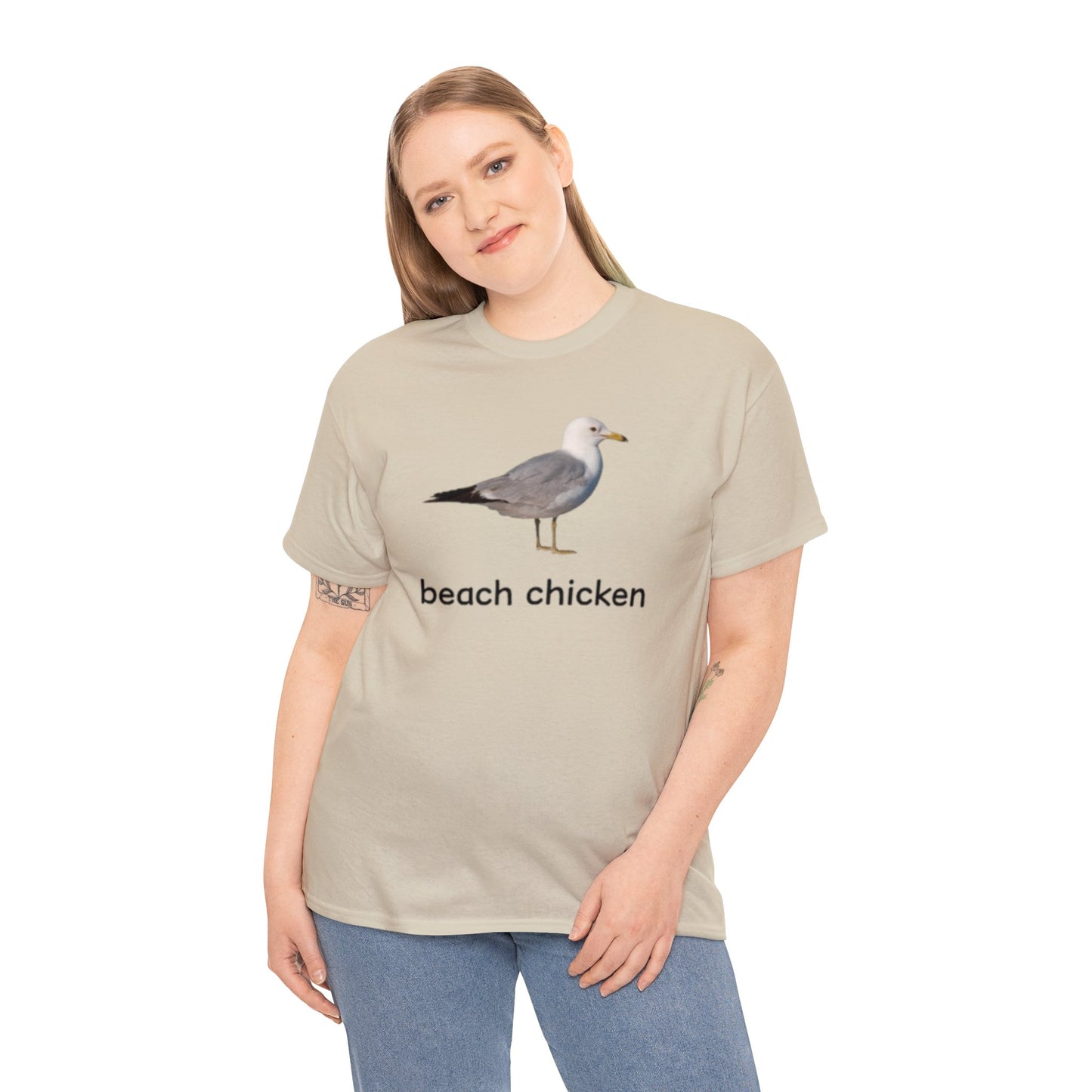 Beach Chicken Funny T Shirt Unisex