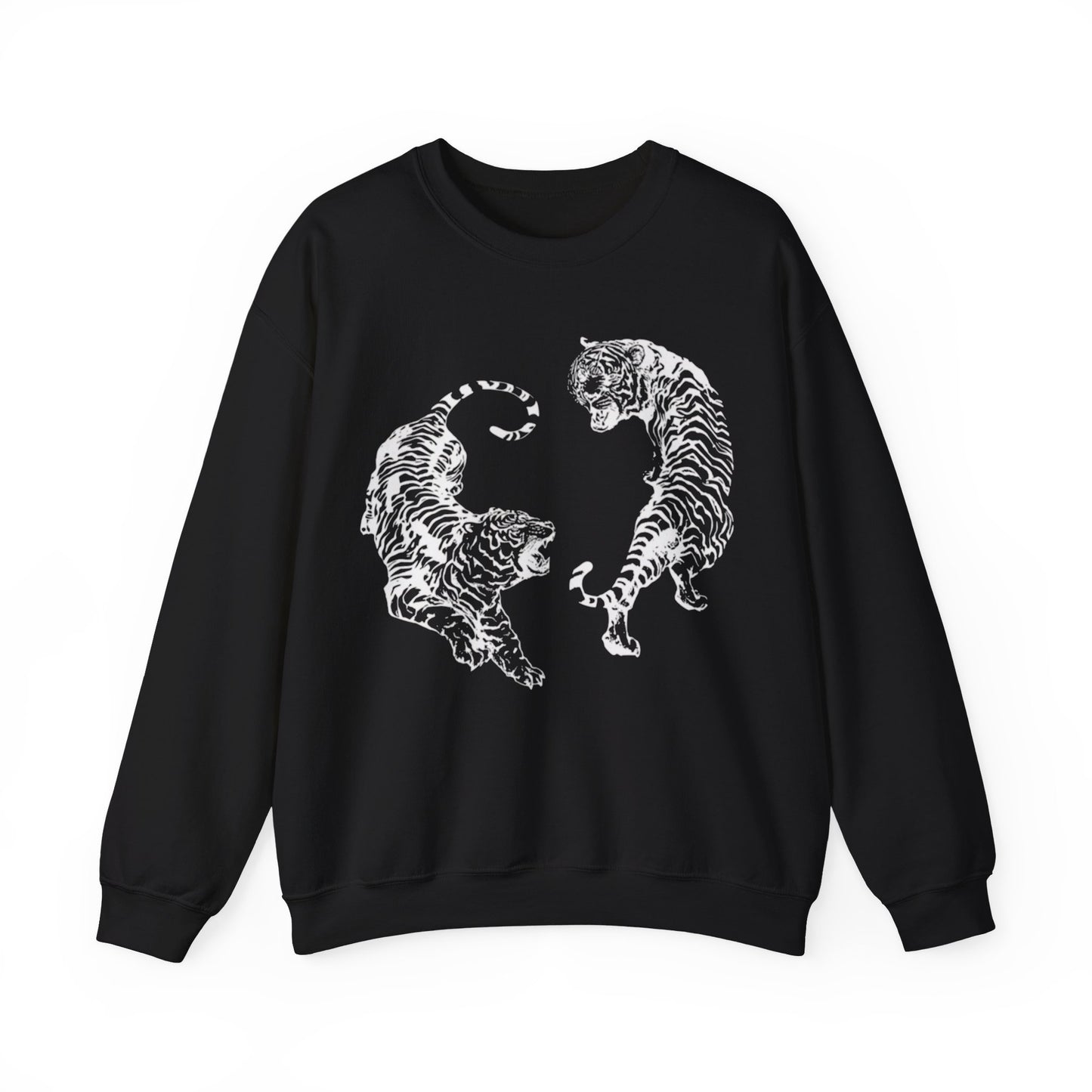 Two Tigers Unisex Crewneck Sweatshirt