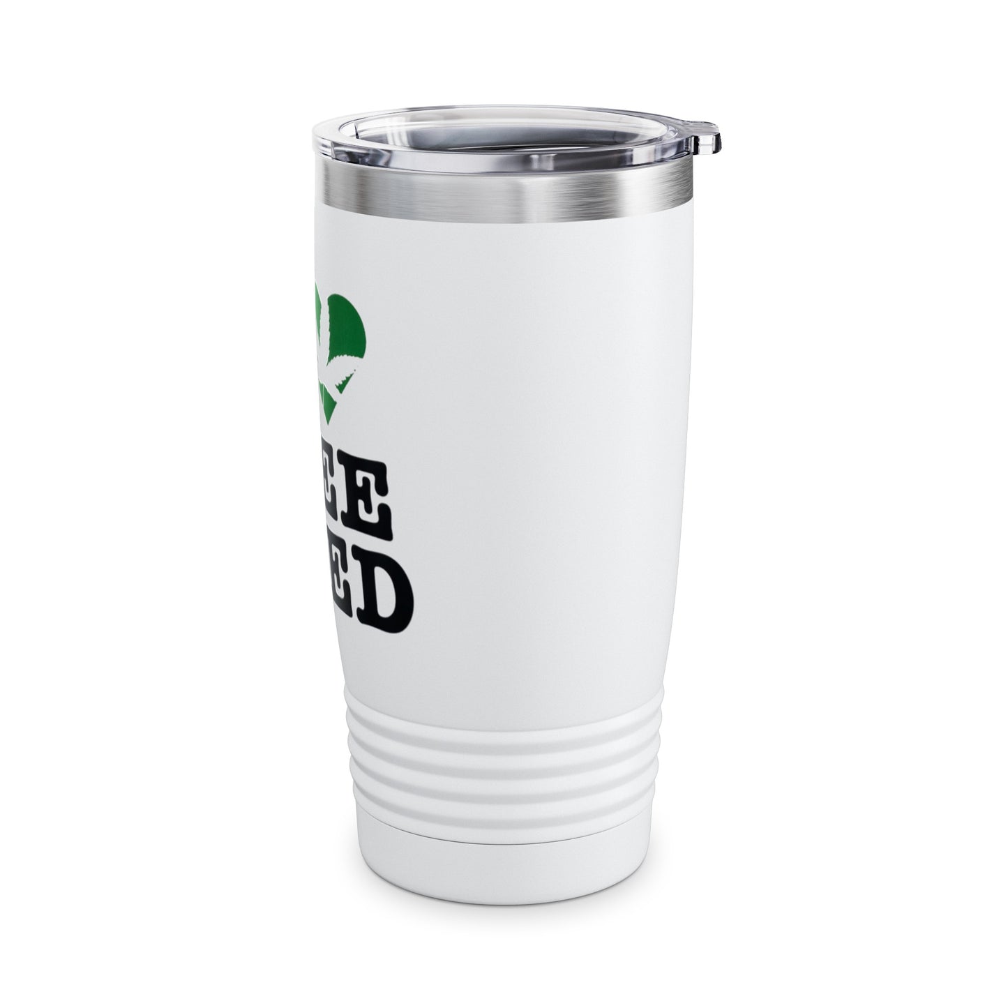 I Love Free Weed Ringneck Tumbler, 20oz