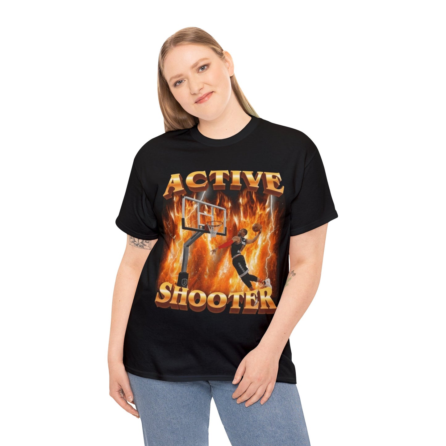 Active Shooter Basketball Adult Unisex Shirt