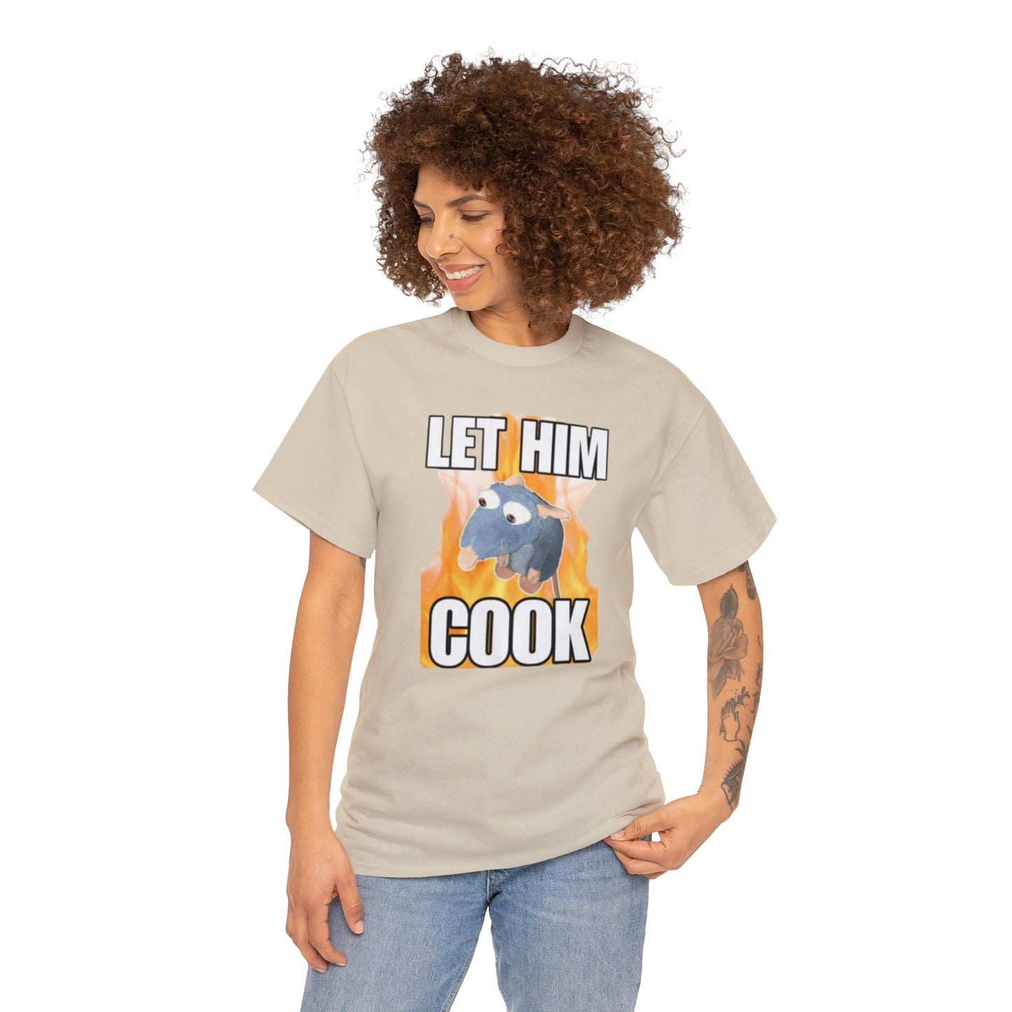 Let Him Cook Funny Rat T Shirt Unisex