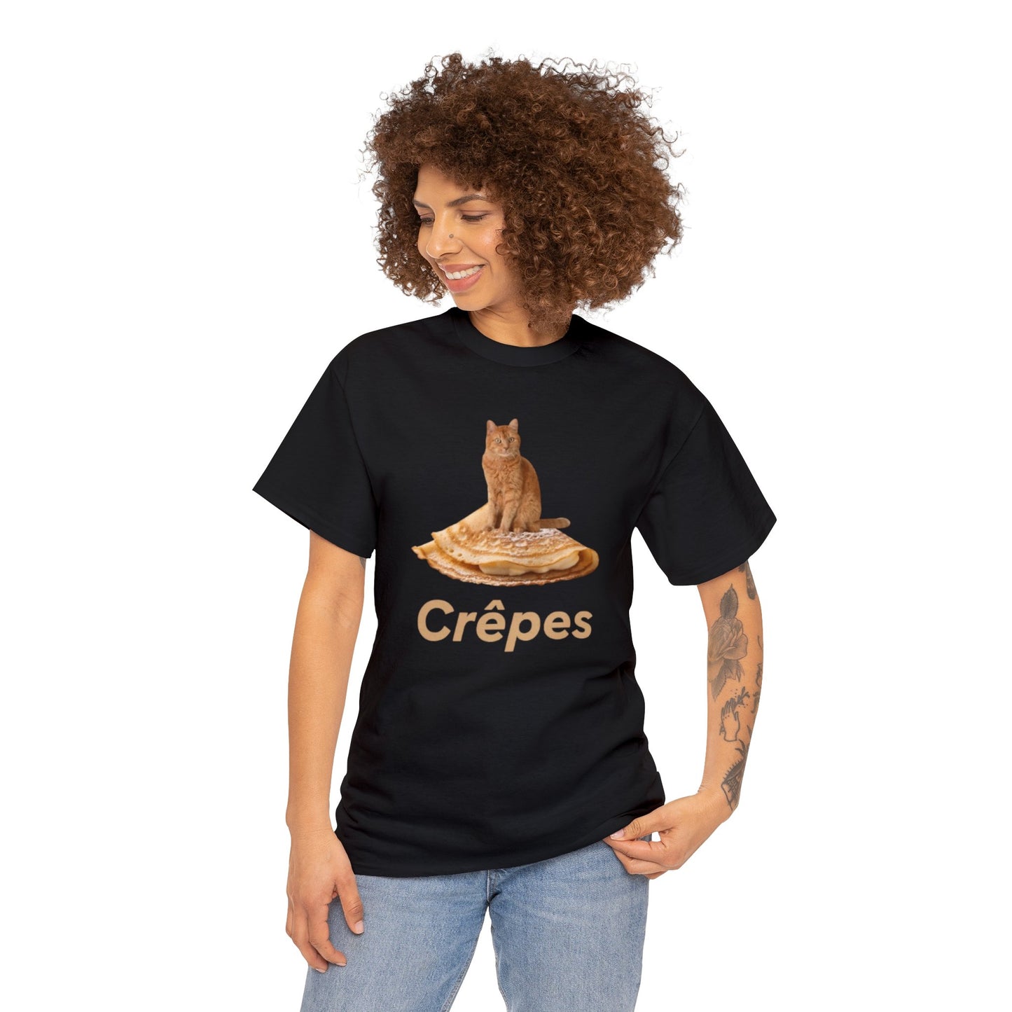 Crepes Cat T Shirt Unisex