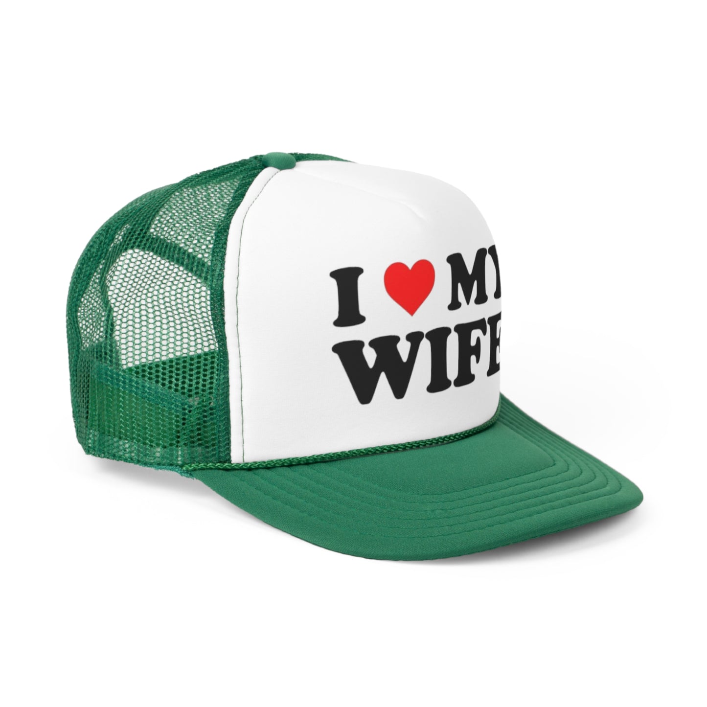 I Love My Wife Trucker Hat, Funny Hats, Gift Hat, Parody Trucker Hat, Trendy Hats, Meme Hat