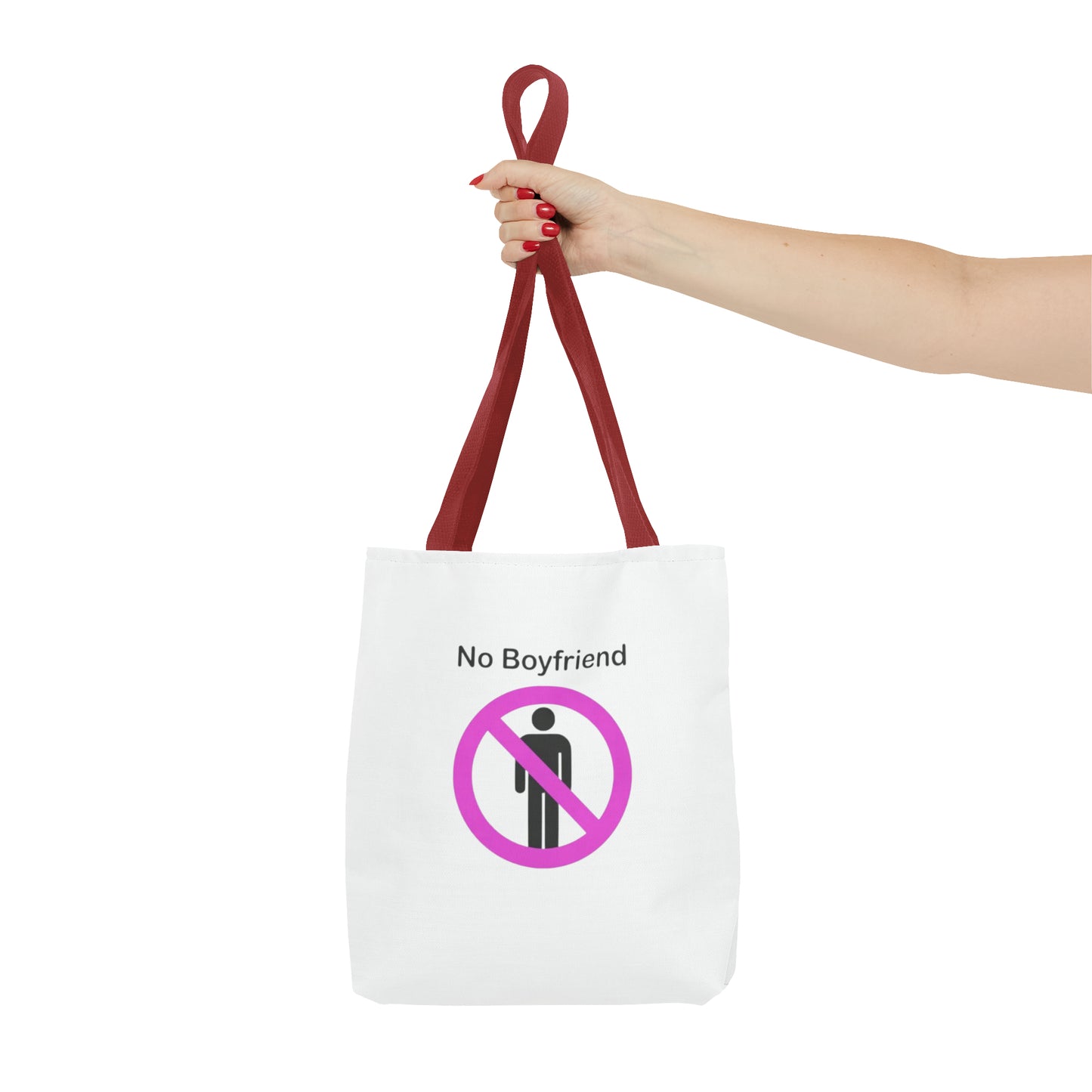 No Boyfriend Funny Tote Bag