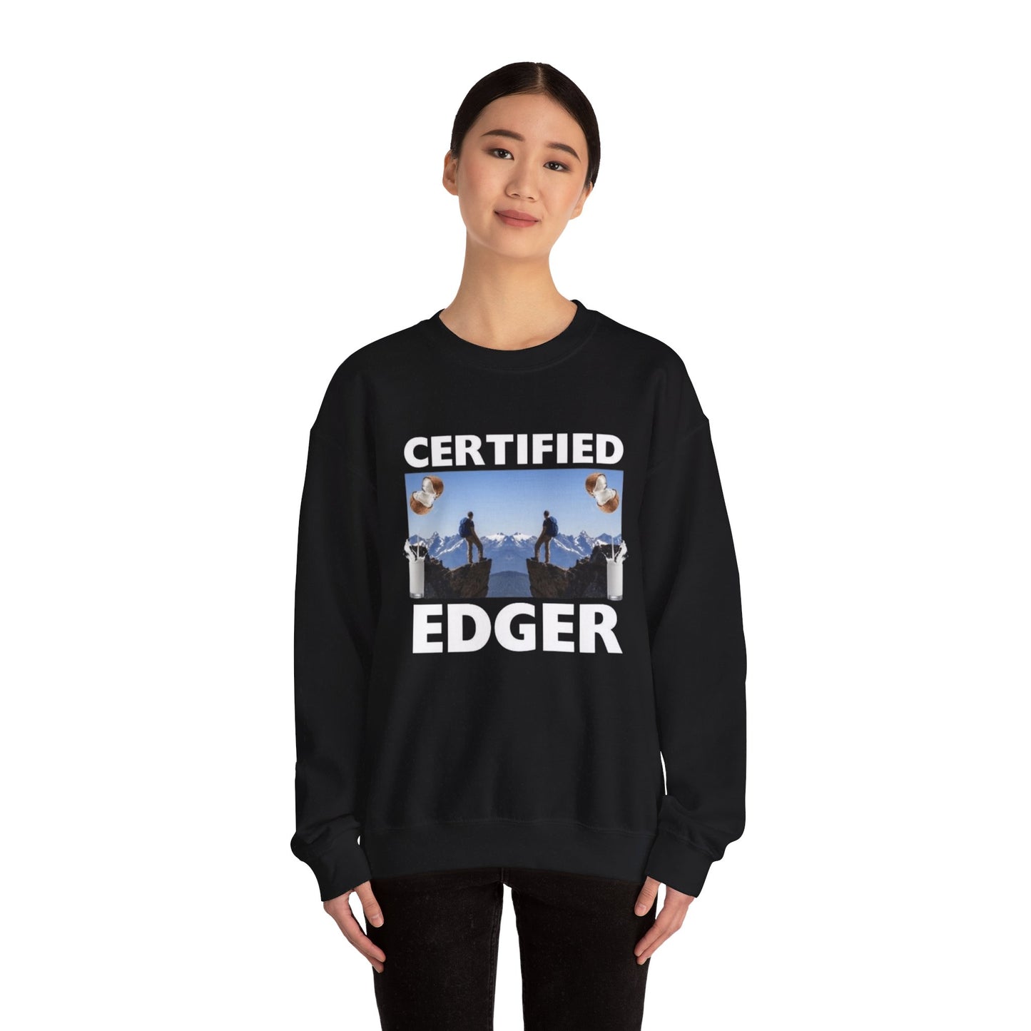 Certified Edger Unisex Crewneck Sweatshirt