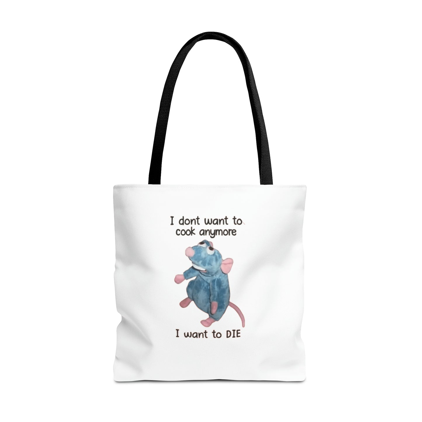 I Don't Want To Cook Anymore I Want To Die Meme Tote Bag