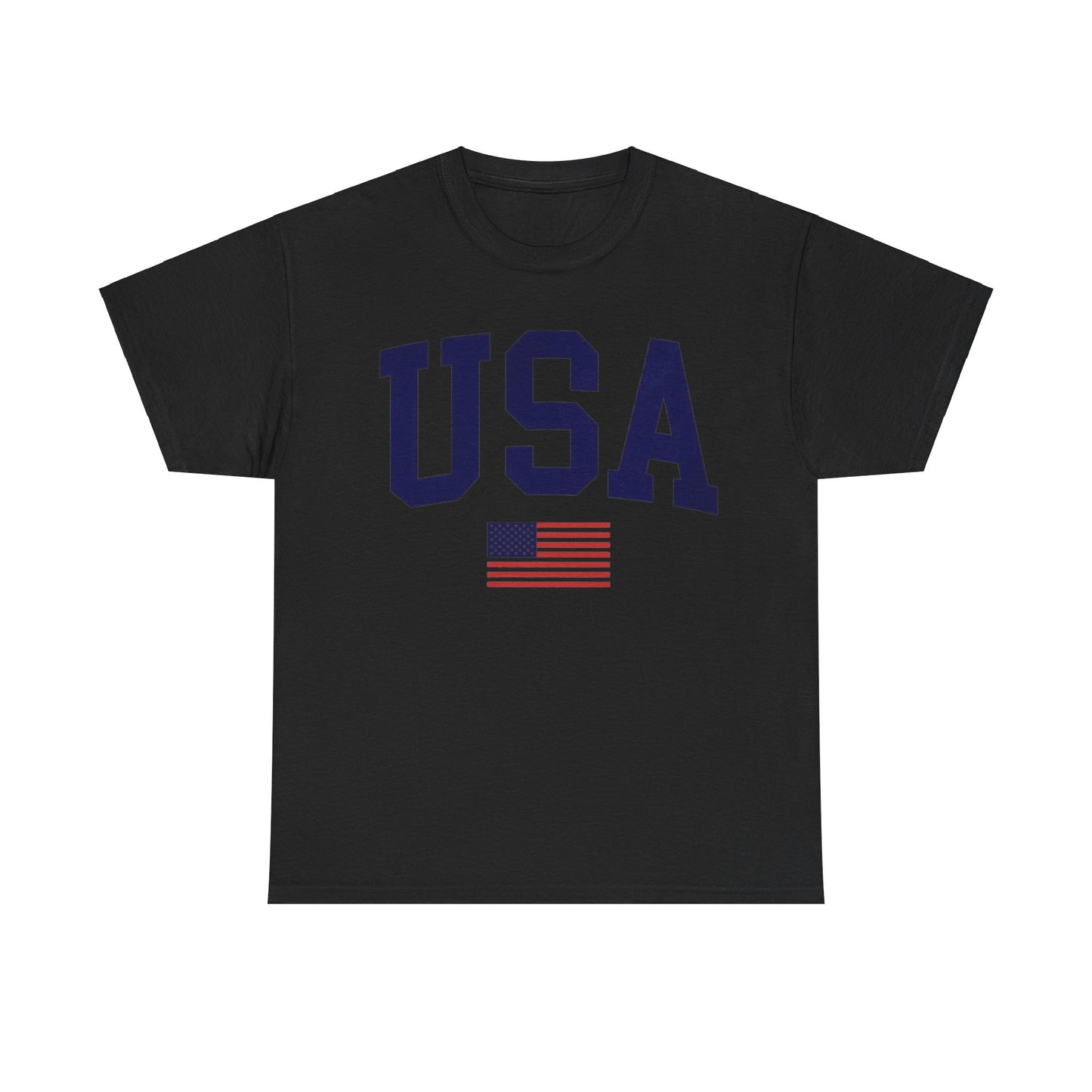 USA Solid Color With Flag Tee Unisex Shirt