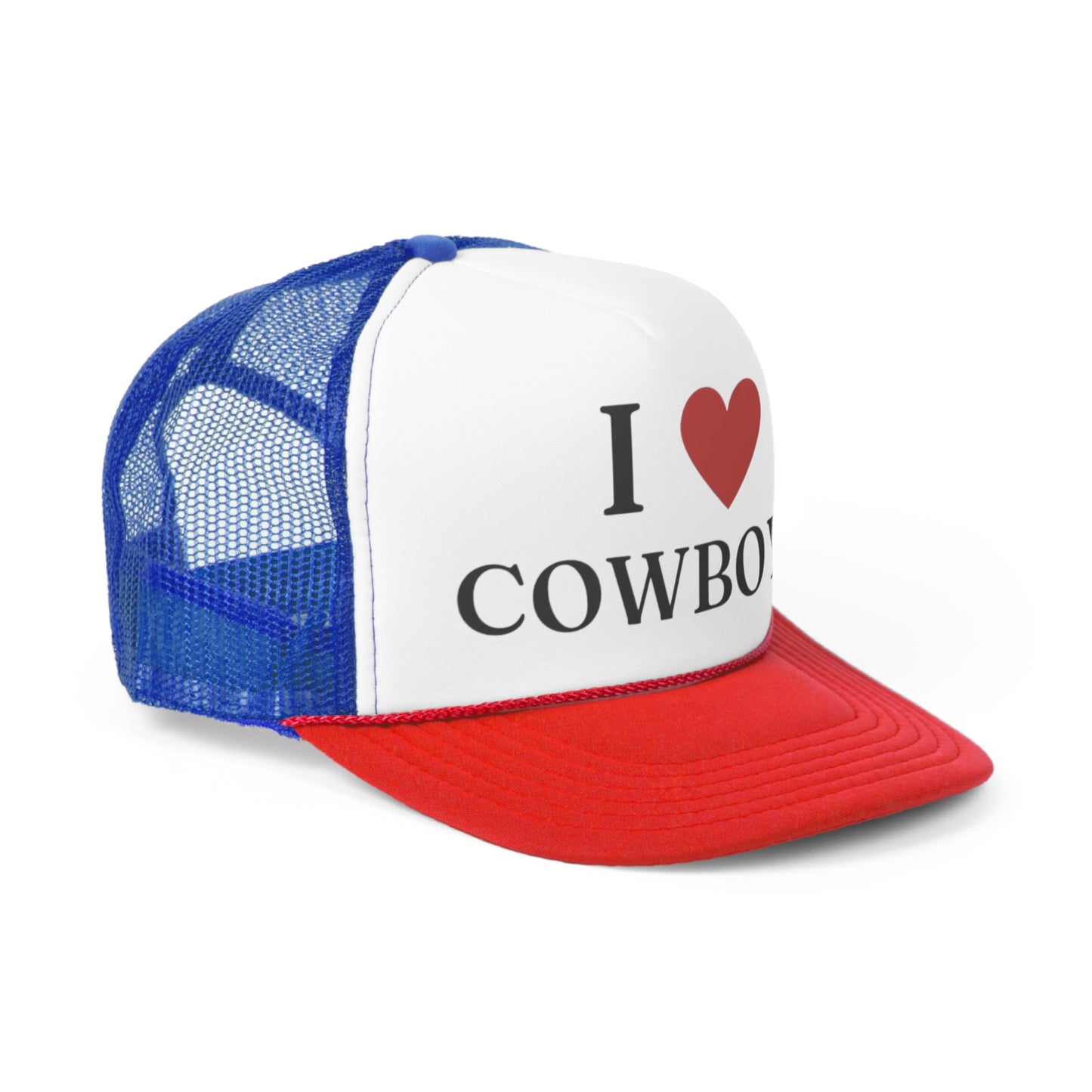 I Love Cowboys Trucker Caps