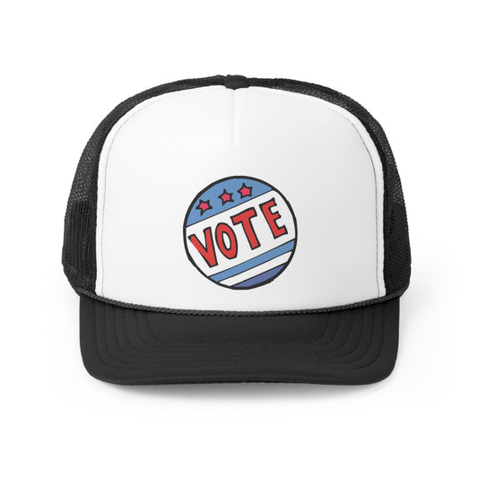 Vote Trucker Hat, Funny Hats, Gift Hat, Parody Trucker Hat, Trendy Hats, Meme Hat