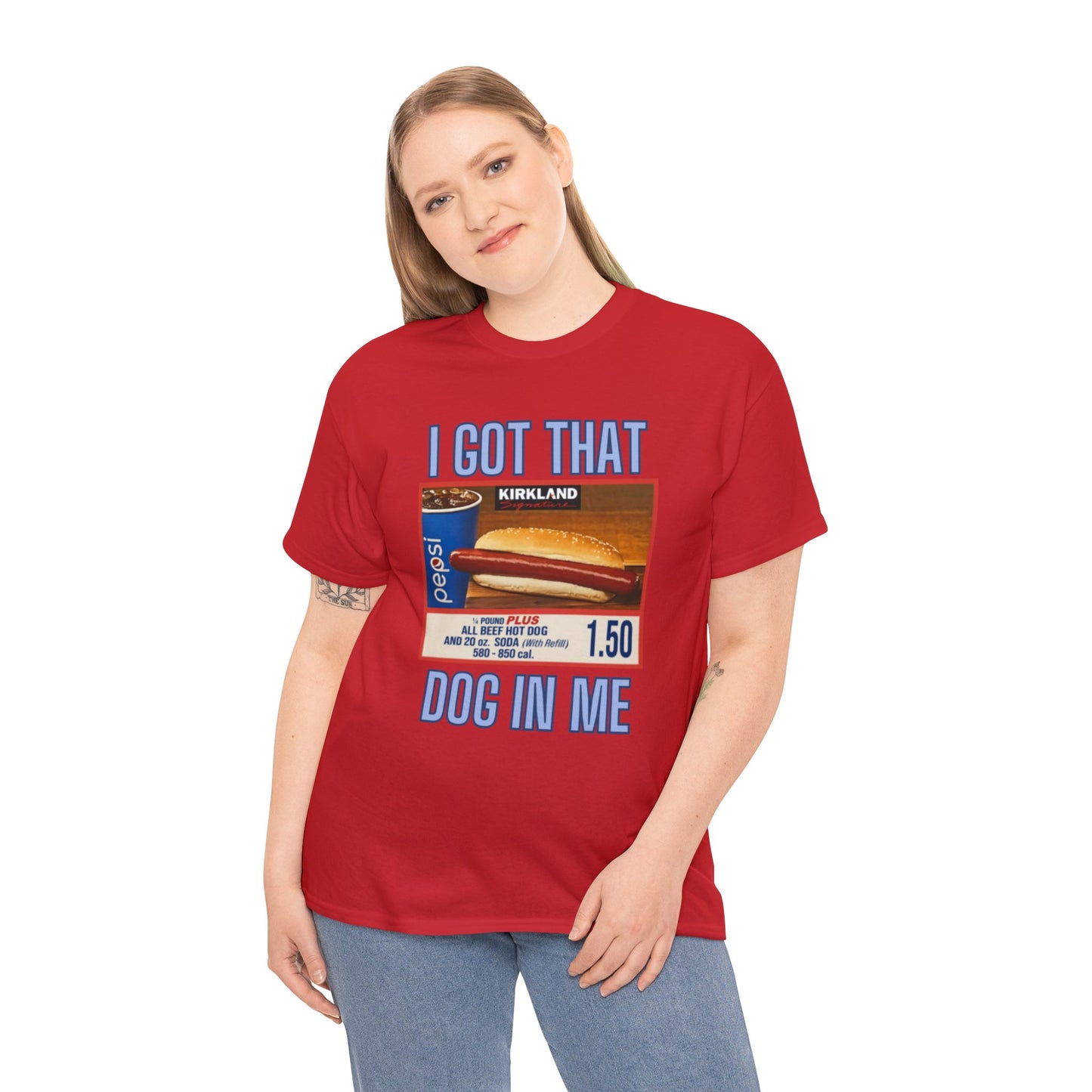 I Got That Dog In Me Adult Unisex Shirt, Costco Hot Dog Shirt, Costco Hot Dog and Soda Combo With Quote Shirt