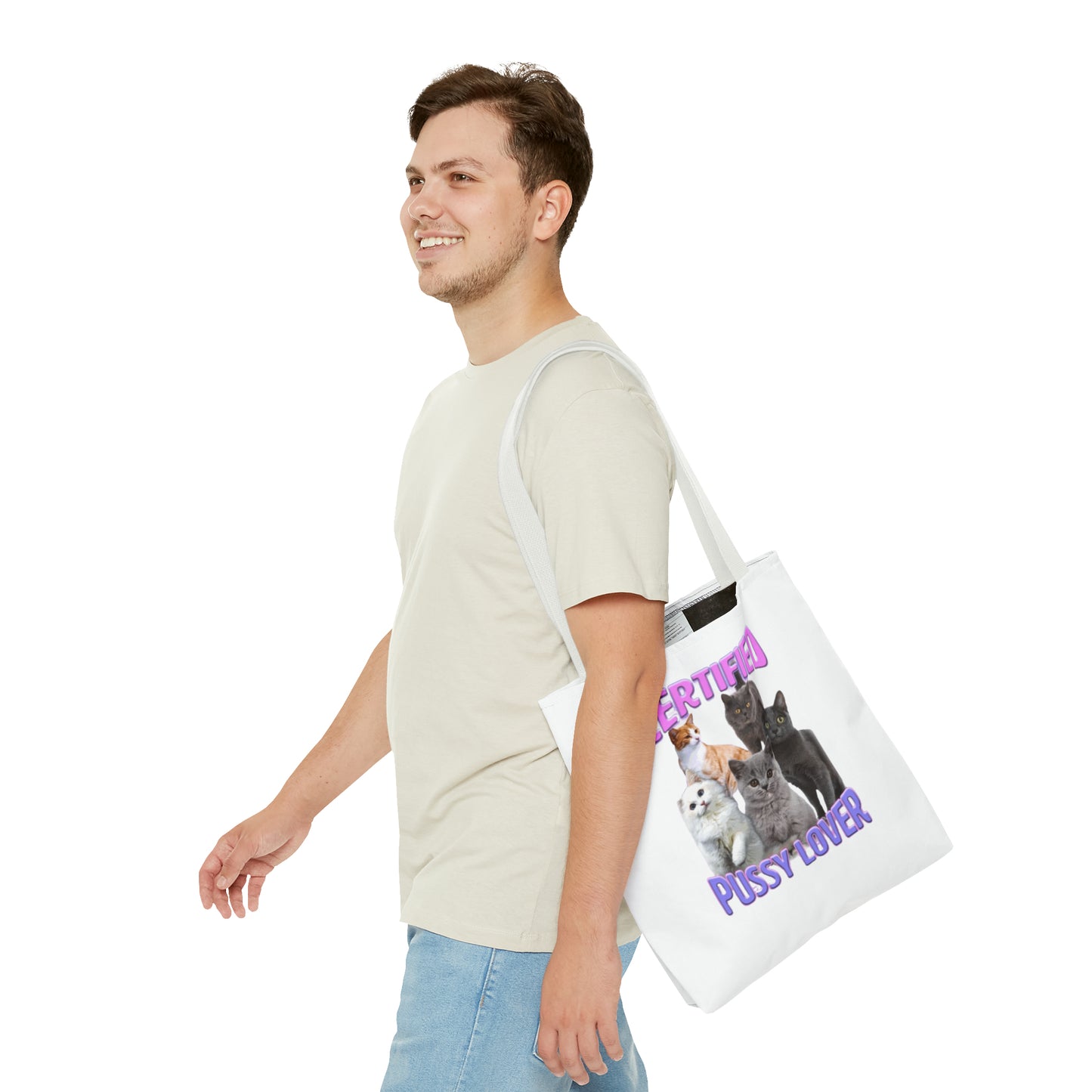 P*ssy Lover Meme Tote Bag