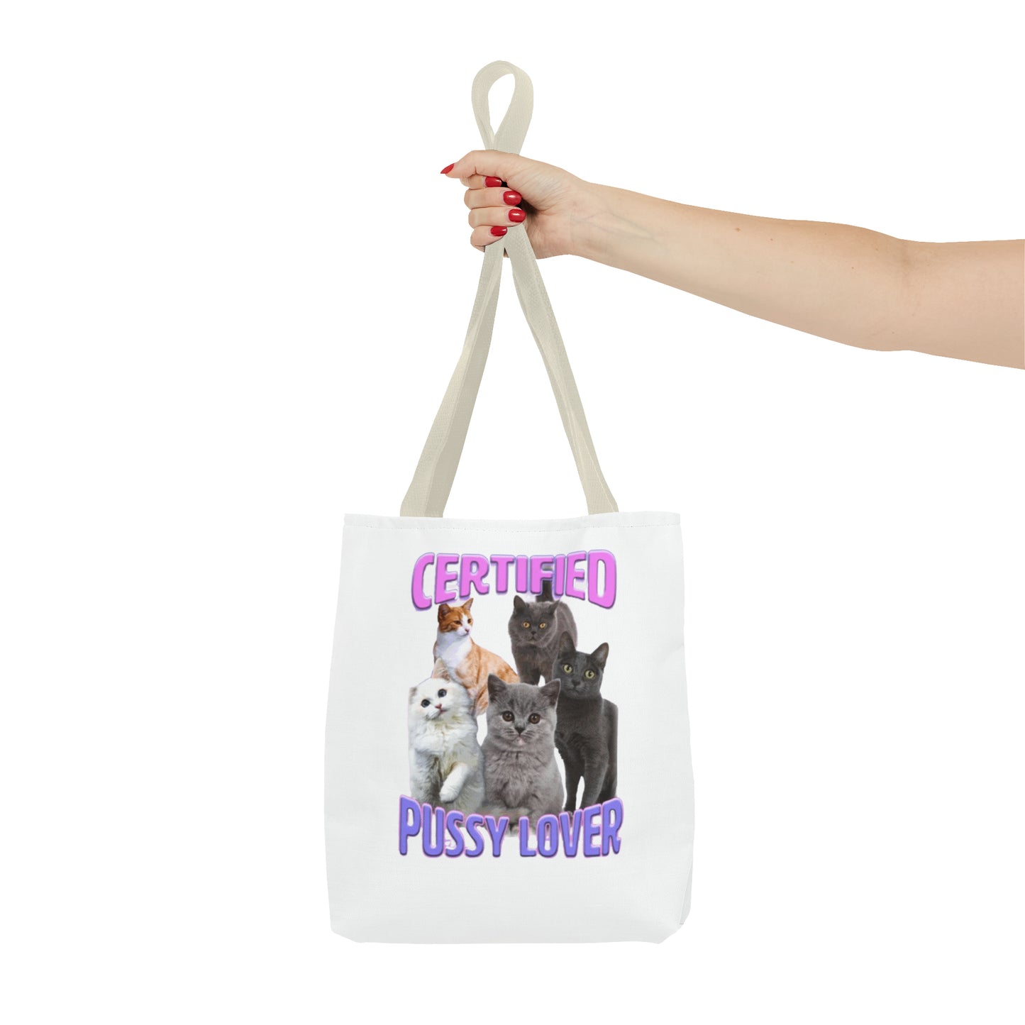 P*ssy Lover Meme Tote Bag