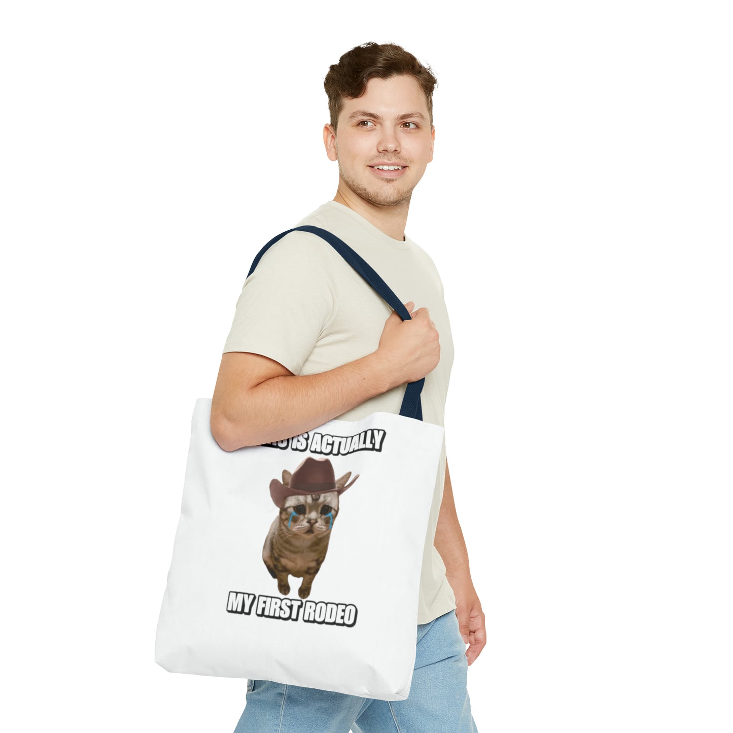 This Is Actually My First Rodeo Today Meme Tote Bag