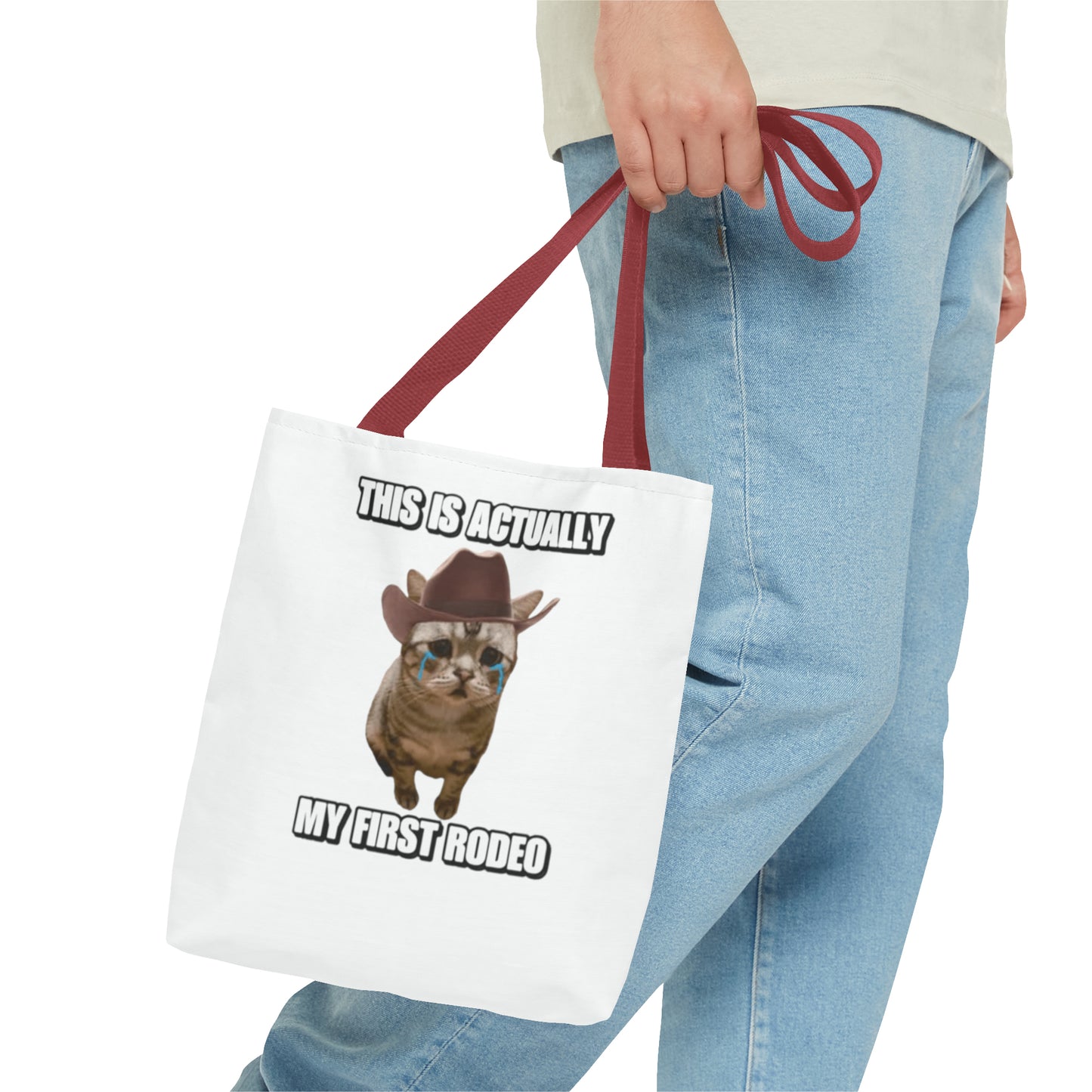 This Is Actually My First Rodeo Today Meme Tote Bag