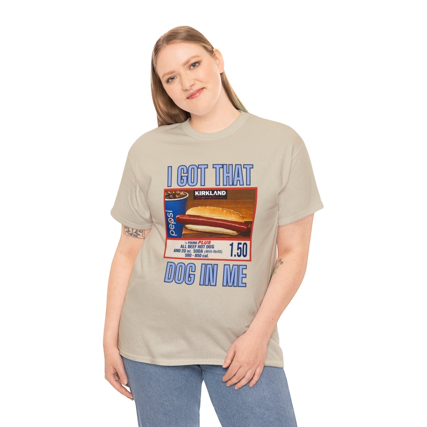 I Got That Dog In Me Adult Unisex Shirt, Costco Hot Dog Shirt, Costco Hot Dog and Soda Combo With Quote Shirt