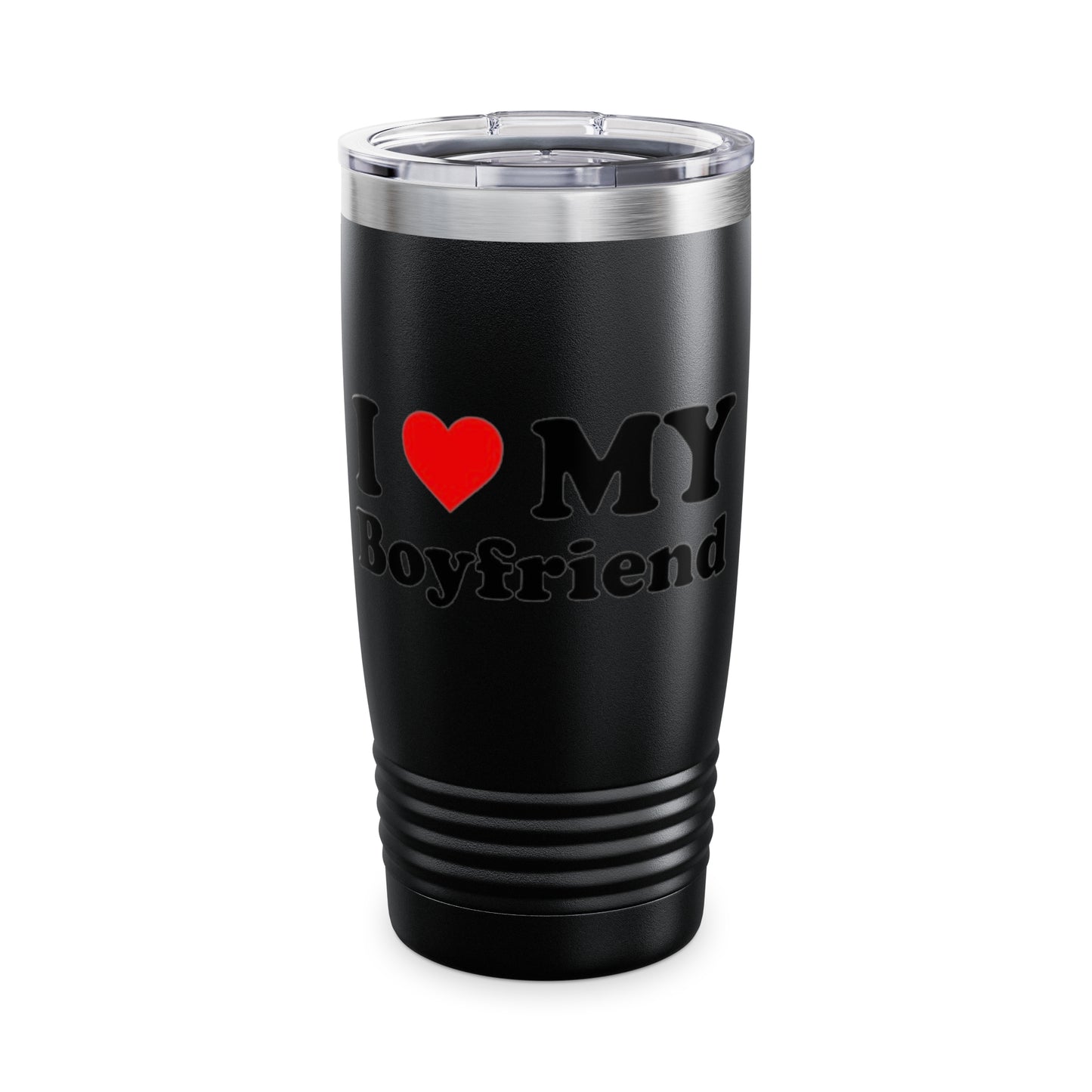 I Love My Boyfriend Ringneck Tumbler, 20oz