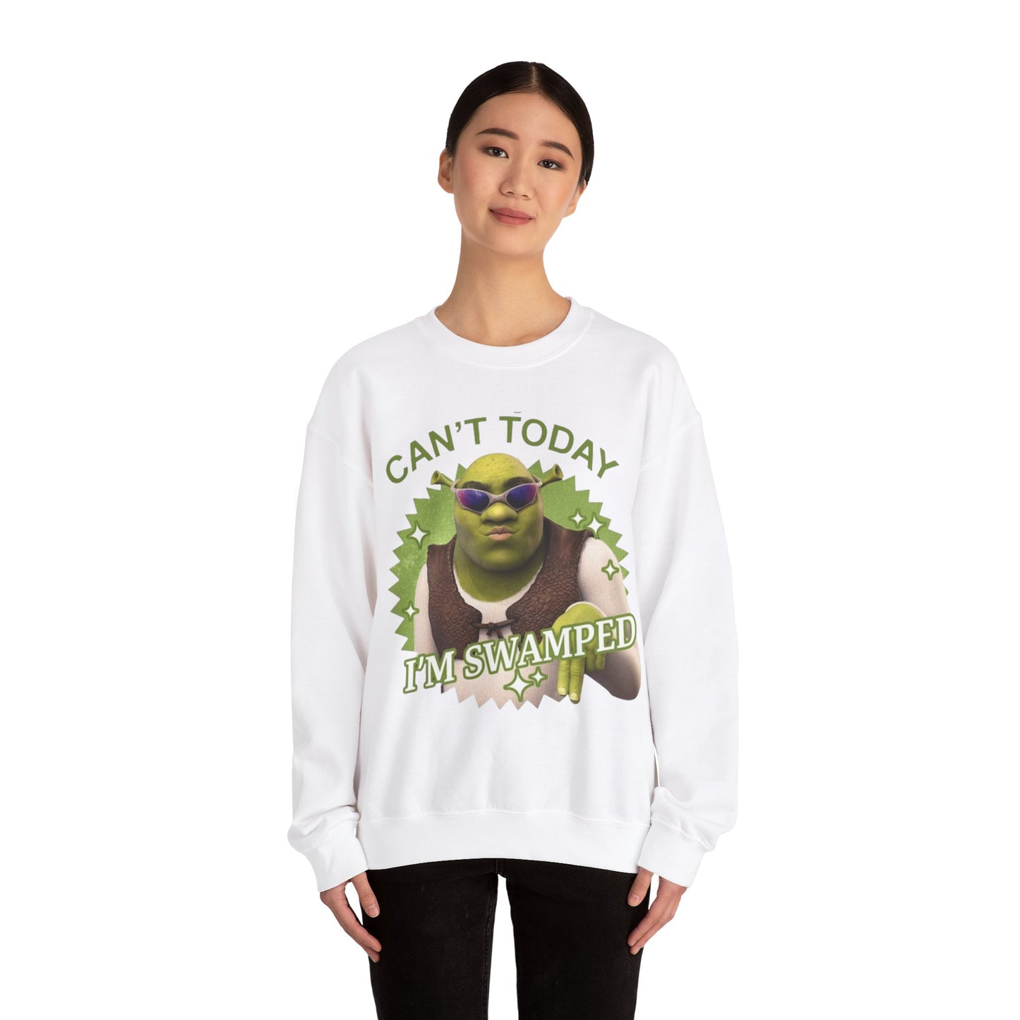 Can't Today I'm Swamped Version 1 Unisex Crewneck Sweatshirt