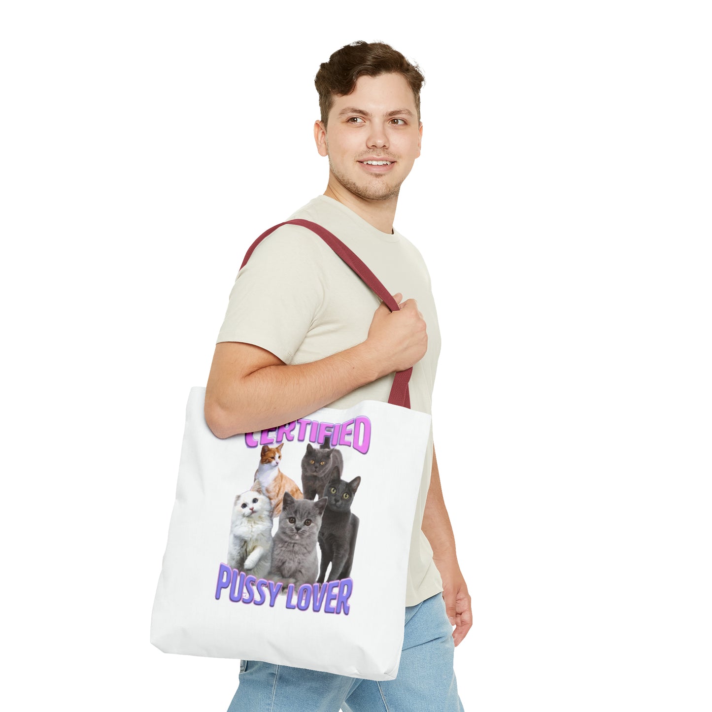 P*ssy Lover Meme Tote Bag