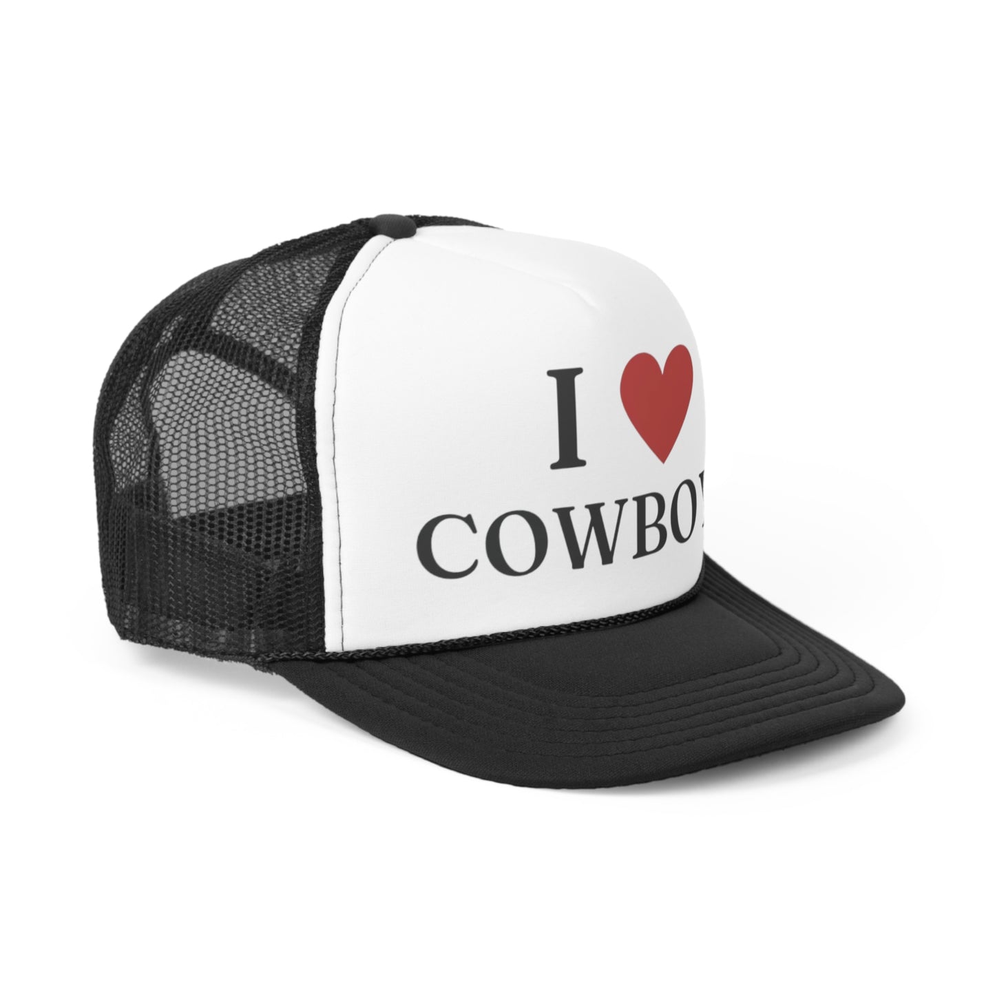 I Love Cowboys Trucker Caps