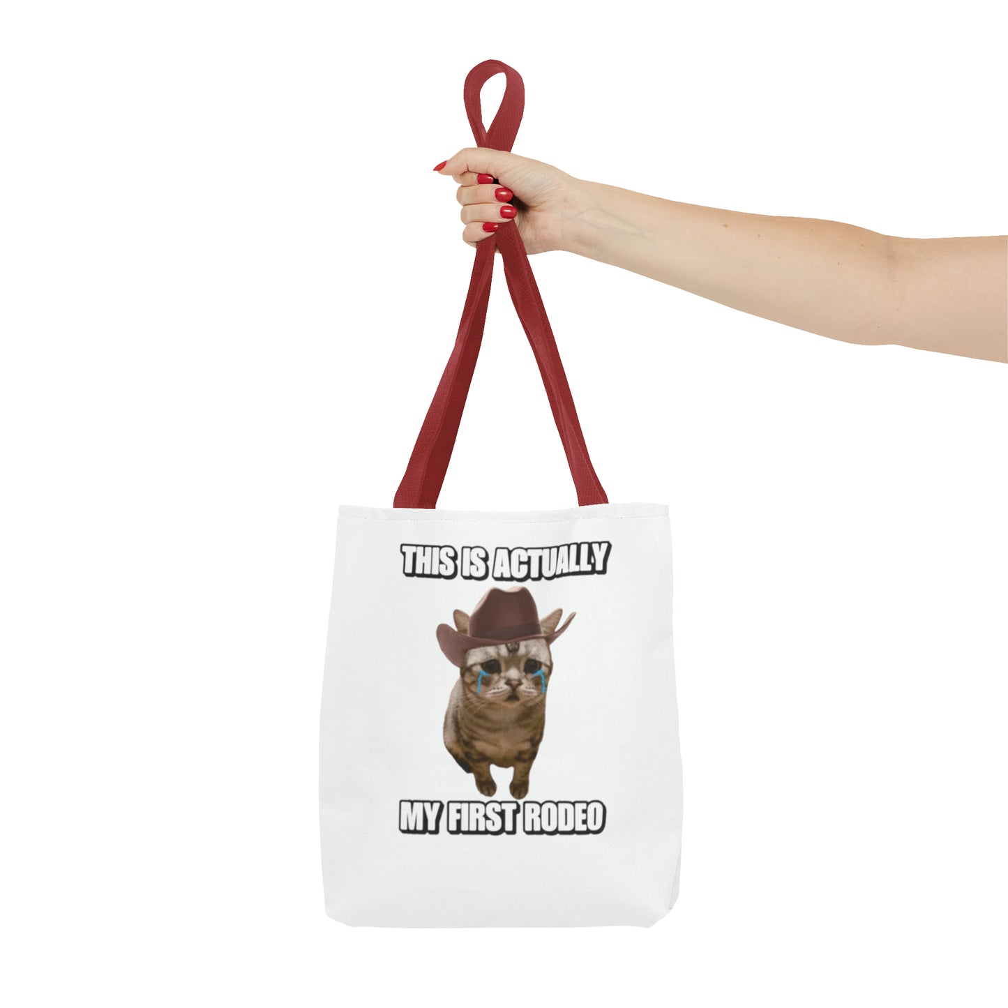 This Is Actually My First Rodeo Today Meme Tote Bag