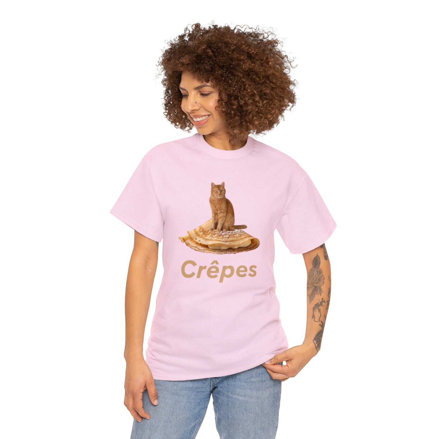 Crepes Cat T Shirt Unisex