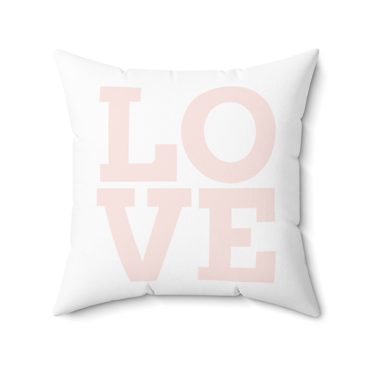 Love Aesthetic Polyester Square Pillow