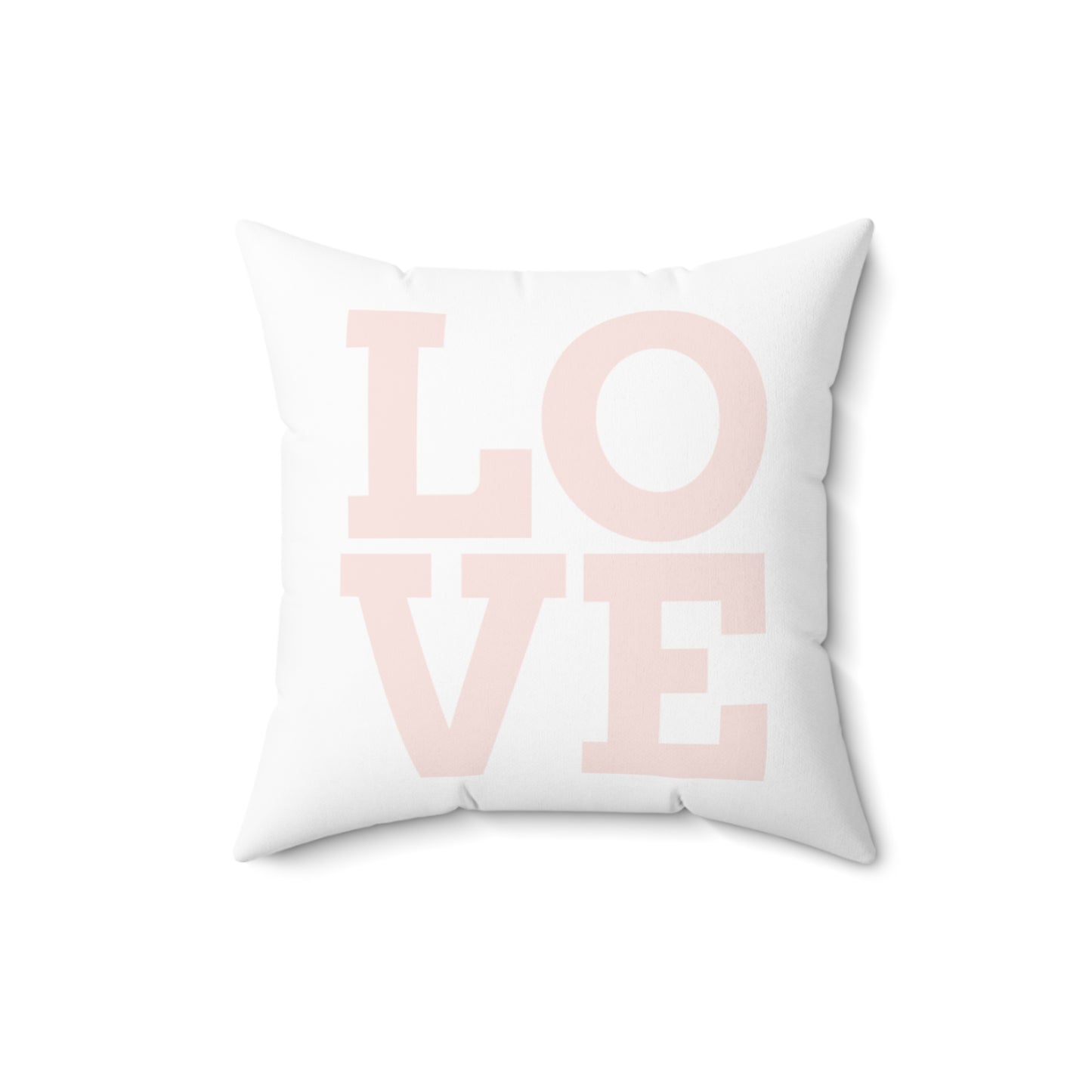 Love Aesthetic Polyester Square Pillow