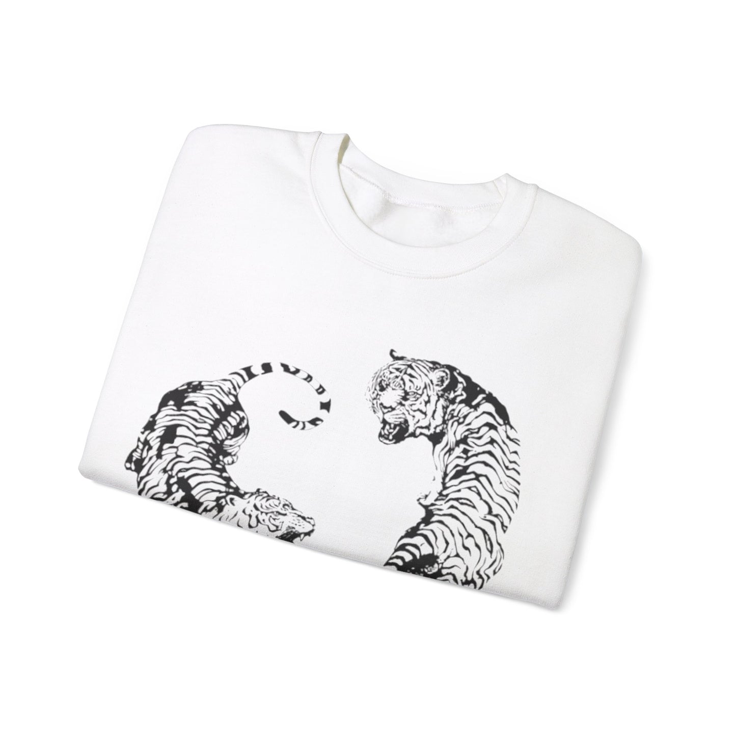 Two Tigers Unisex Crewneck Sweatshirt