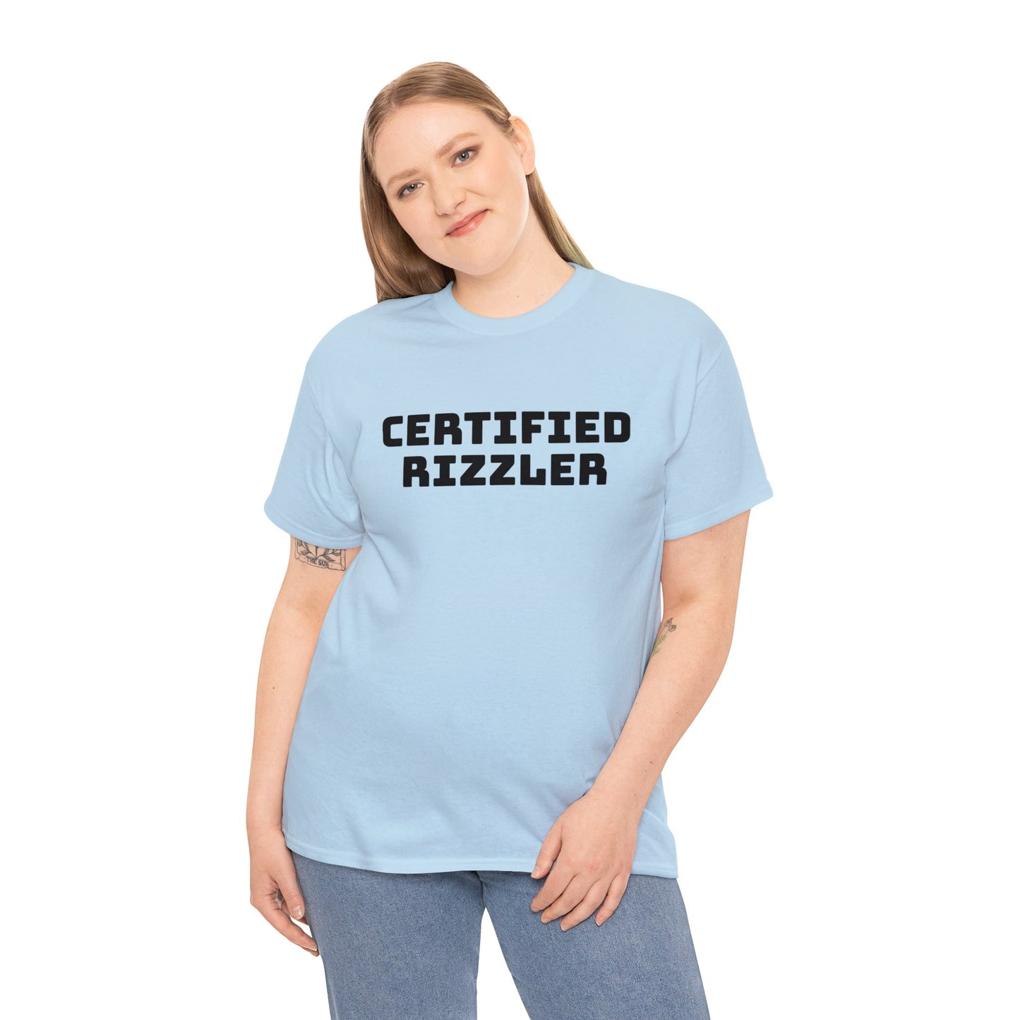 Certified Rizzler Adult Unisex Shirt, Funny Cat Shirt