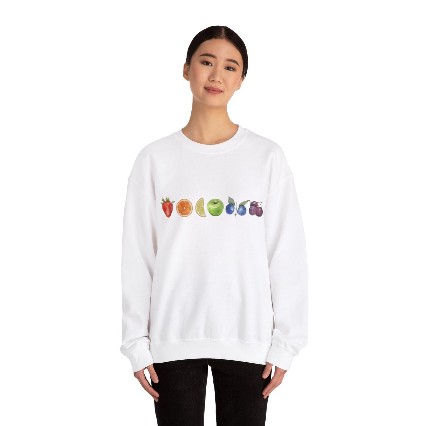 Fruits Pride Flag Unisex Crewneck Sweatshirt