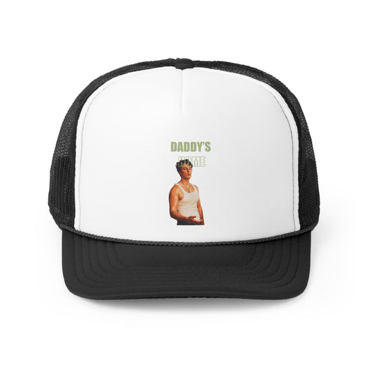 Daddys Home Trucker Hat, Funny Hats, Gift Hat, Parody Trucker Hat, Trendy Hats, Meme Hat