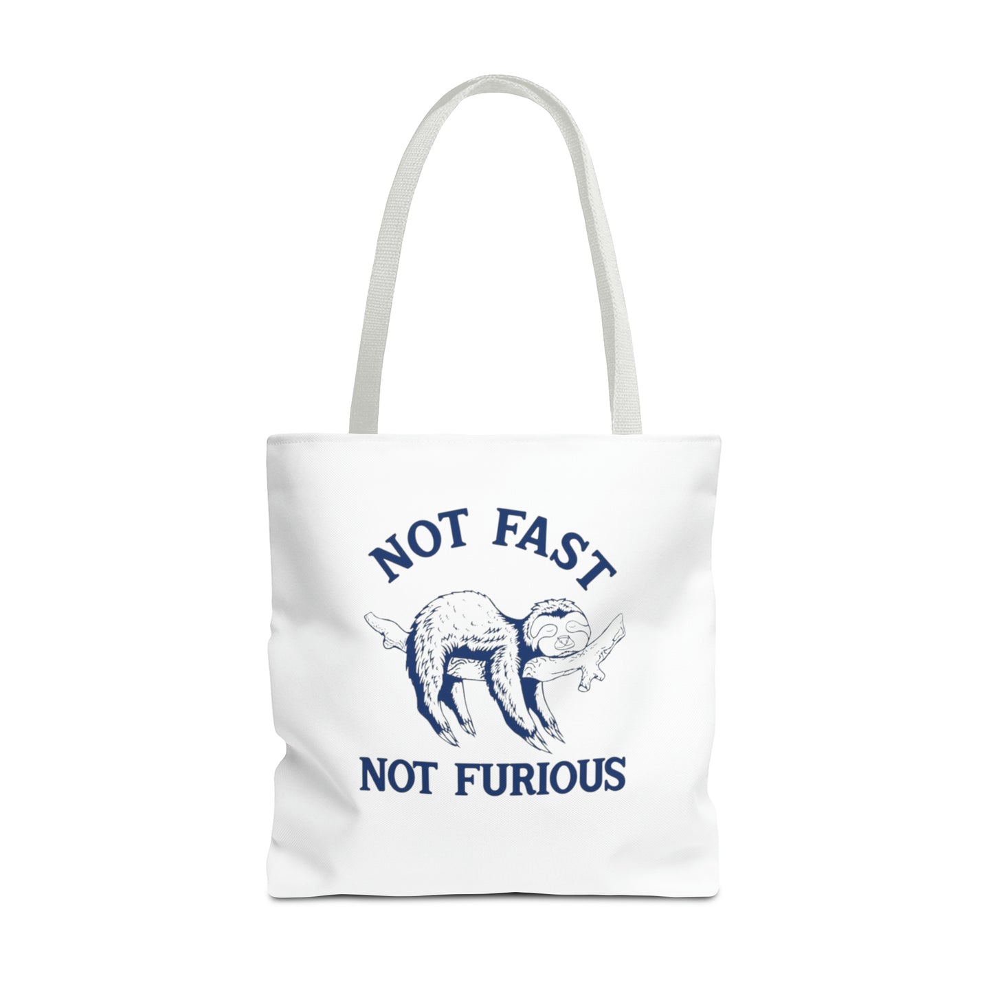 Not Fast Not Furious Meme Tote Bag