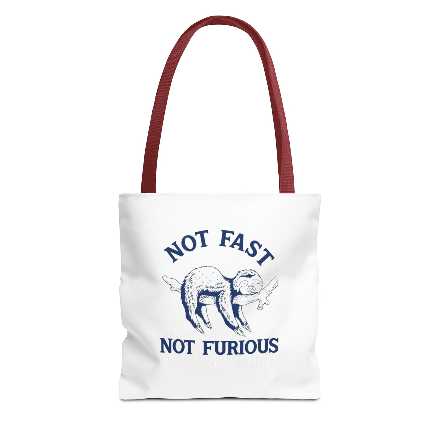 Not Fast Not Furious Meme Tote Bag