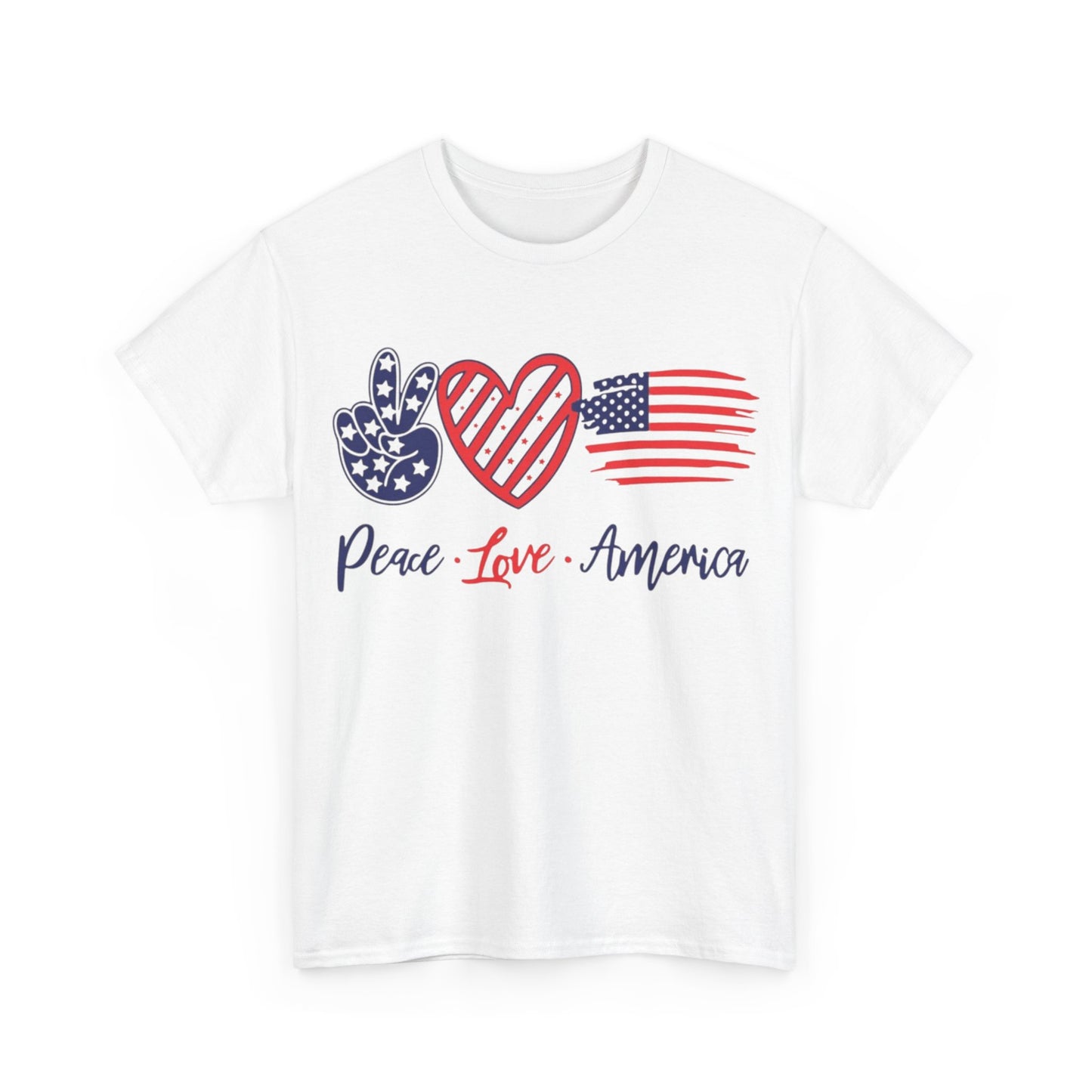 Peace Love America Tee Unisex Shirt