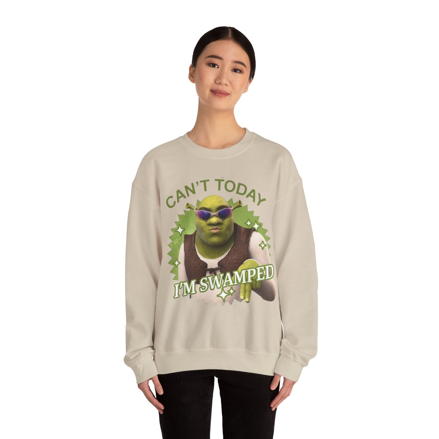 Can't Today I'm Swamped Version 1 Unisex Crewneck Sweatshirt