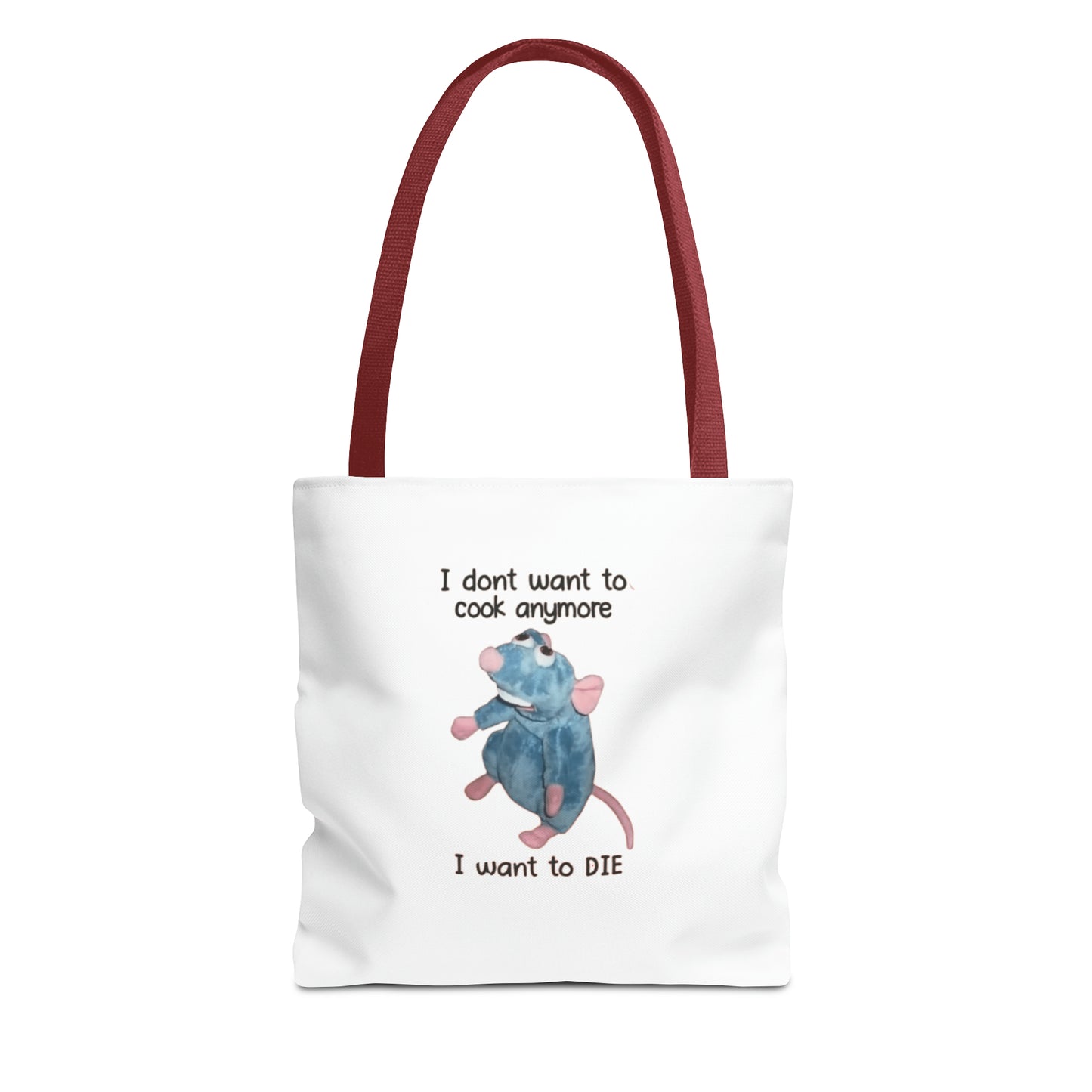 I Don't Want To Cook Anymore I Want To Die Meme Tote Bag