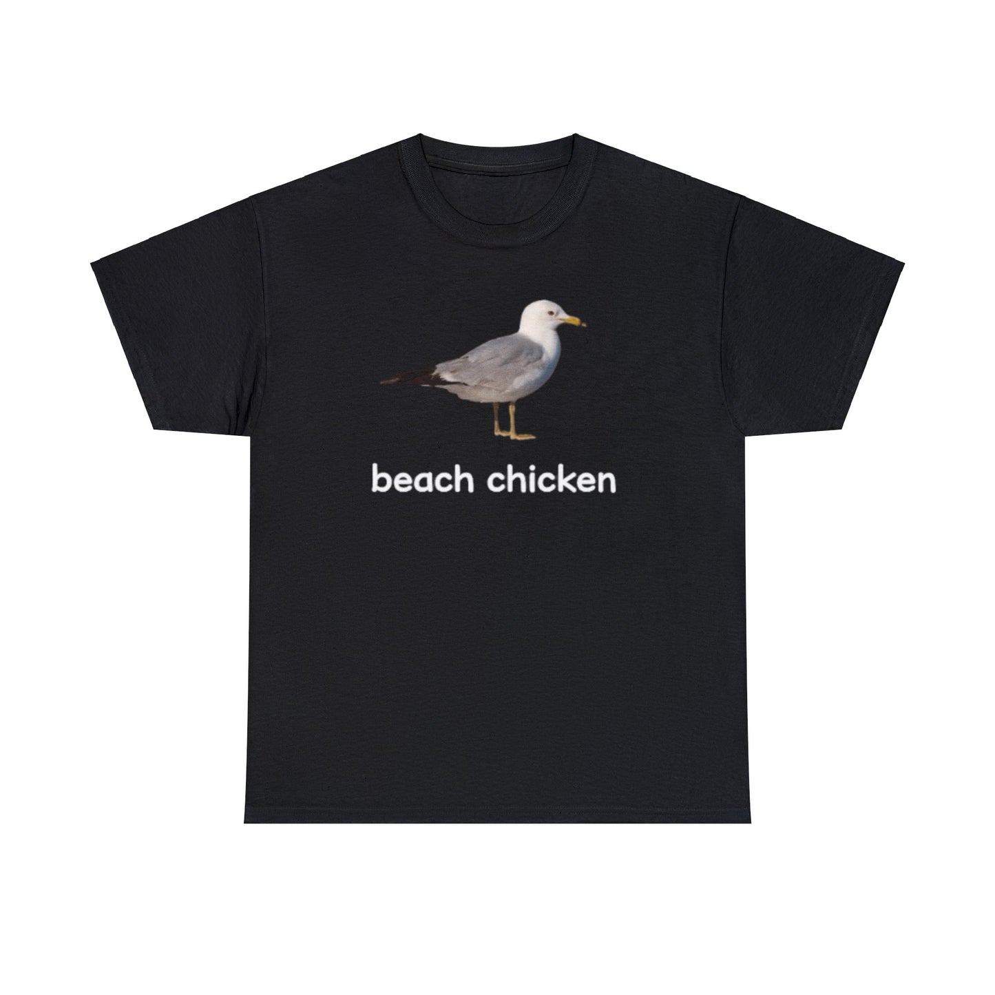 Beach Chicken Funny T Shirt Unisex