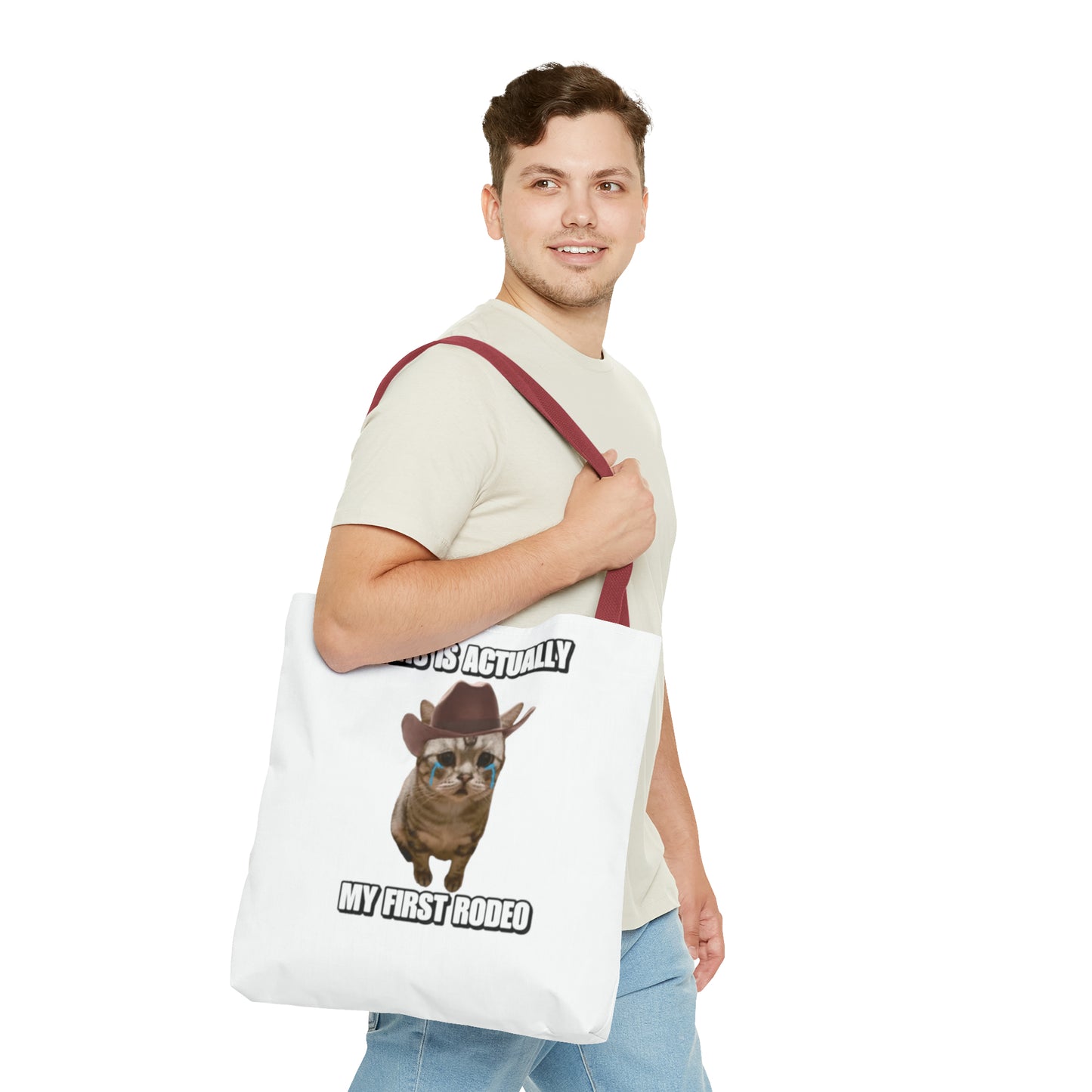 This Is Actually My First Rodeo Today Meme Tote Bag