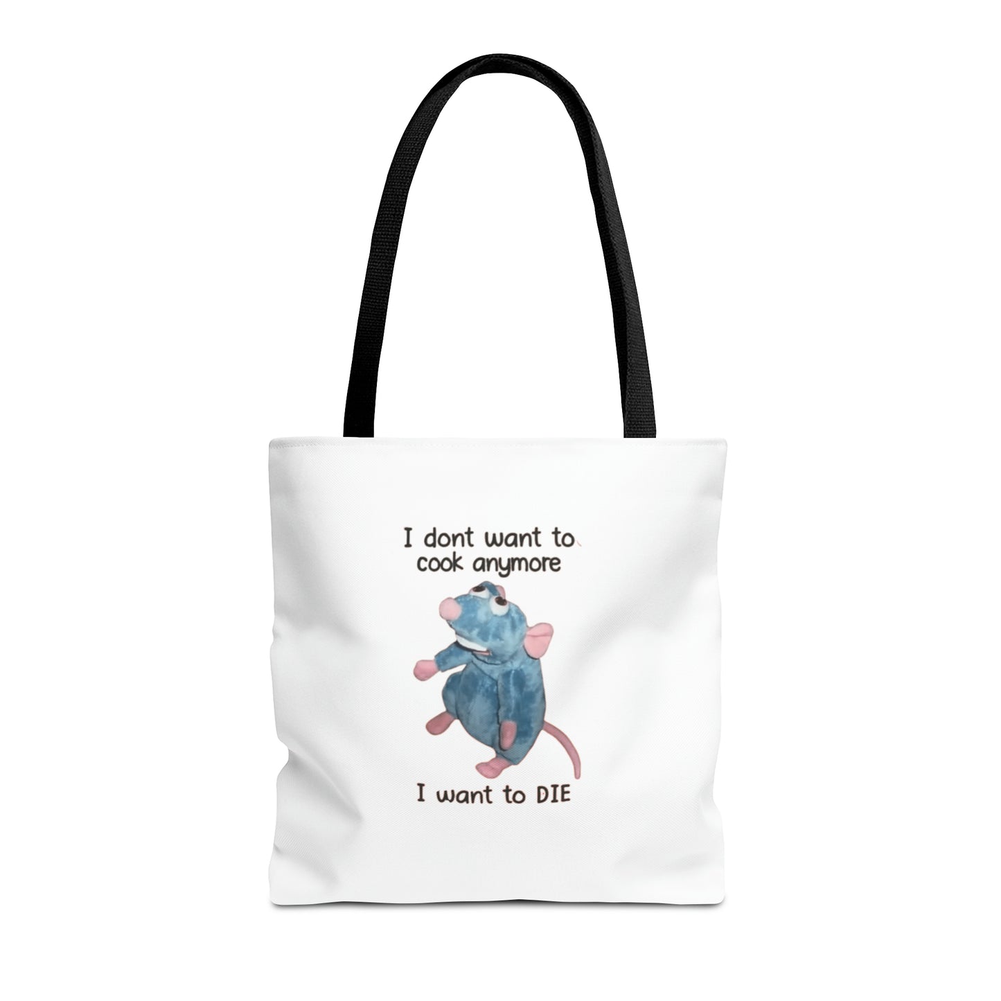 I Don't Want To Cook Anymore I Want To Die Meme Tote Bag