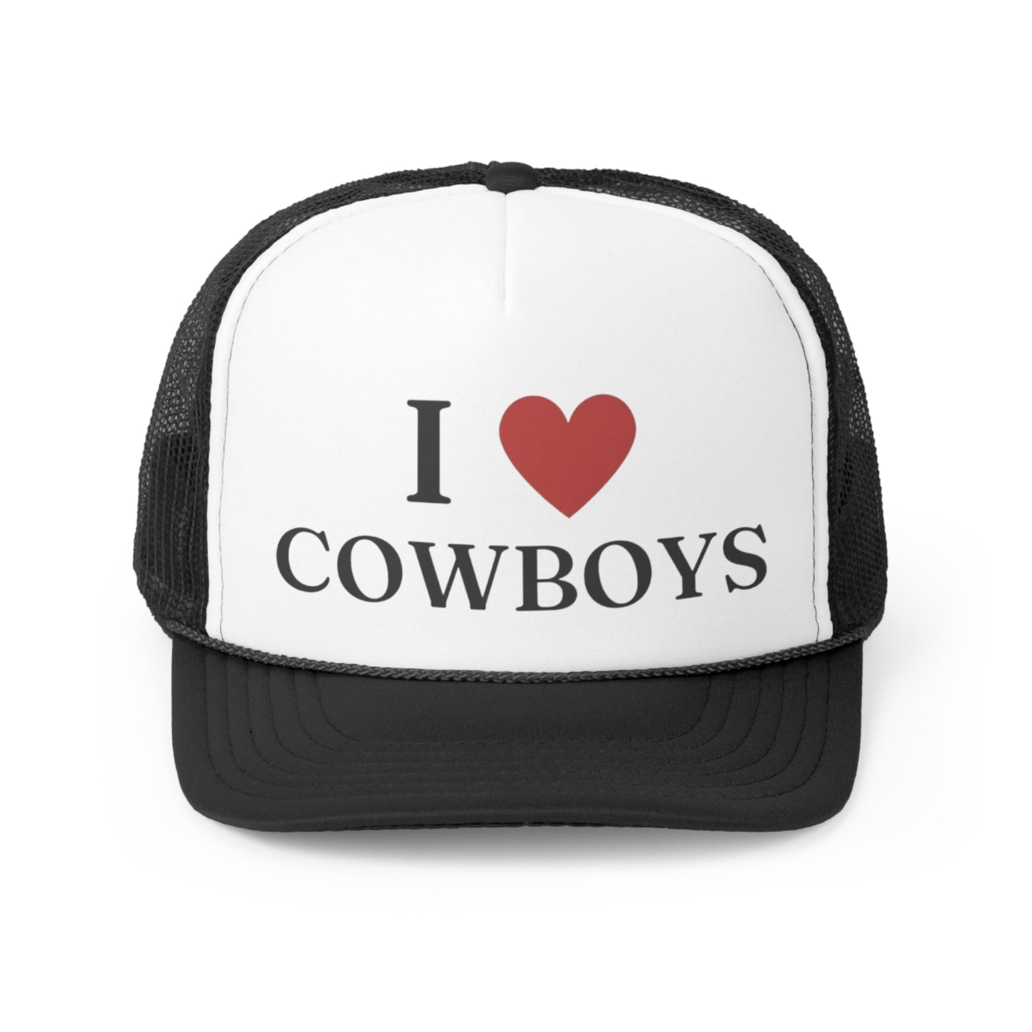 I Love Cowboys Trucker Caps