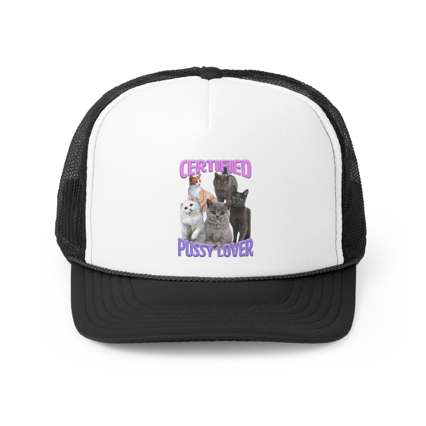 Certified P*ssy Lover Trucker Hat, Funny Hats, Gift Hat, Parody Trucker Hat, Tiktok, Trendy Hats, Meme Hats, Cute Animal Hats