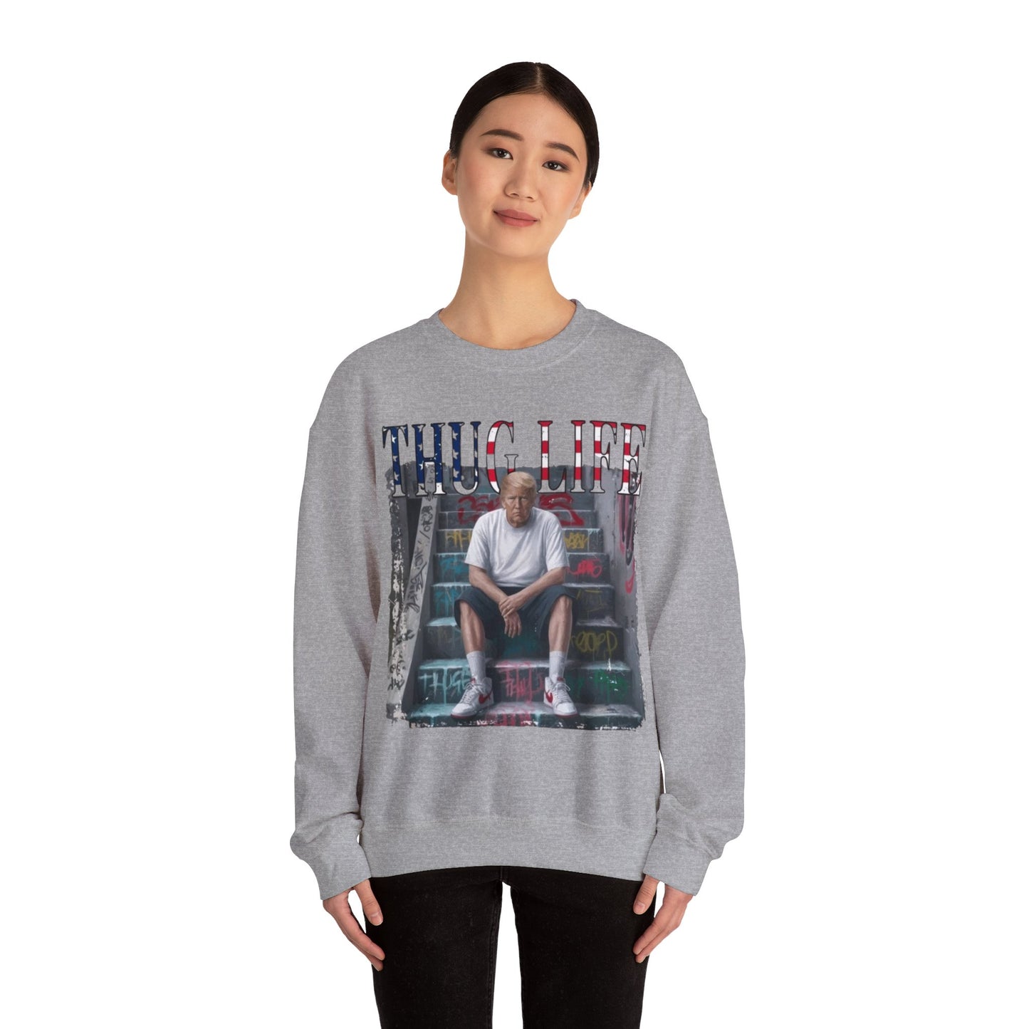 Thug Life Unisex Crewneck Sweatshirt