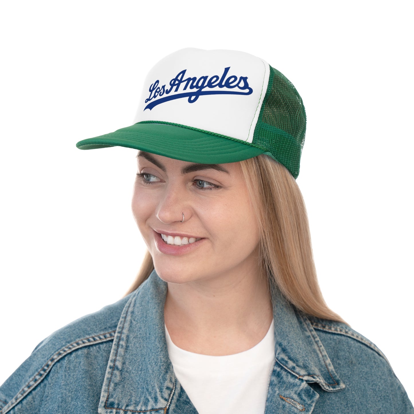 Los Angeles Trucker Hat, Funny Hats, Gift Hat, Parody Trucker Hat, Trendy Hats, Meme Hat