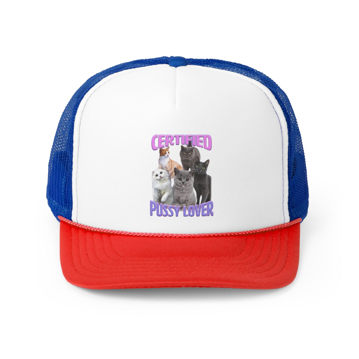 Certified P*ssy Lover Trucker Hat, Funny Hats, Gift Hat, Parody Trucker Hat, Tiktok, Trendy Hats, Meme Hats, Cute Animal Hats