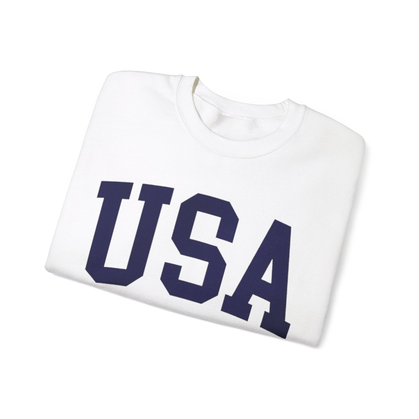 USA Flag Themed Crewneck Unisex Crewneck Sweatshirt