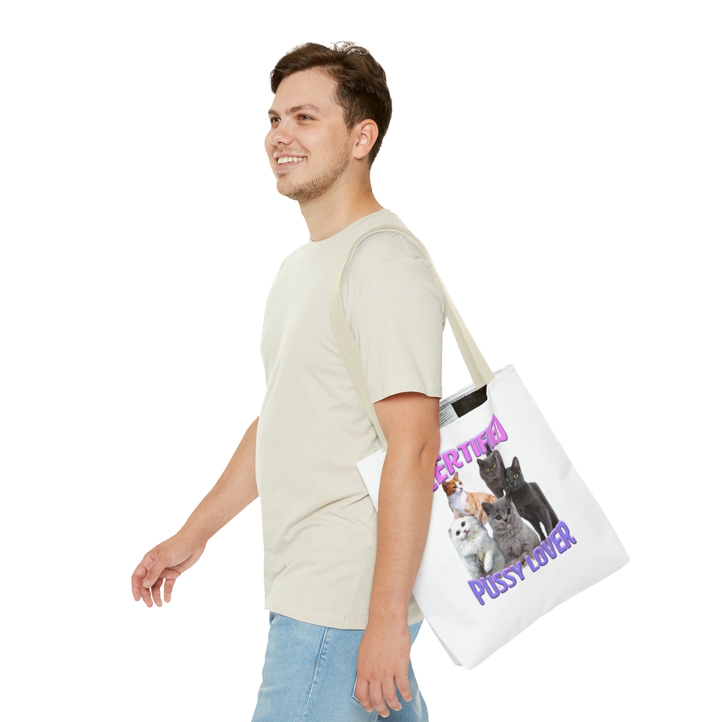 P*ssy Lover Meme Tote Bag