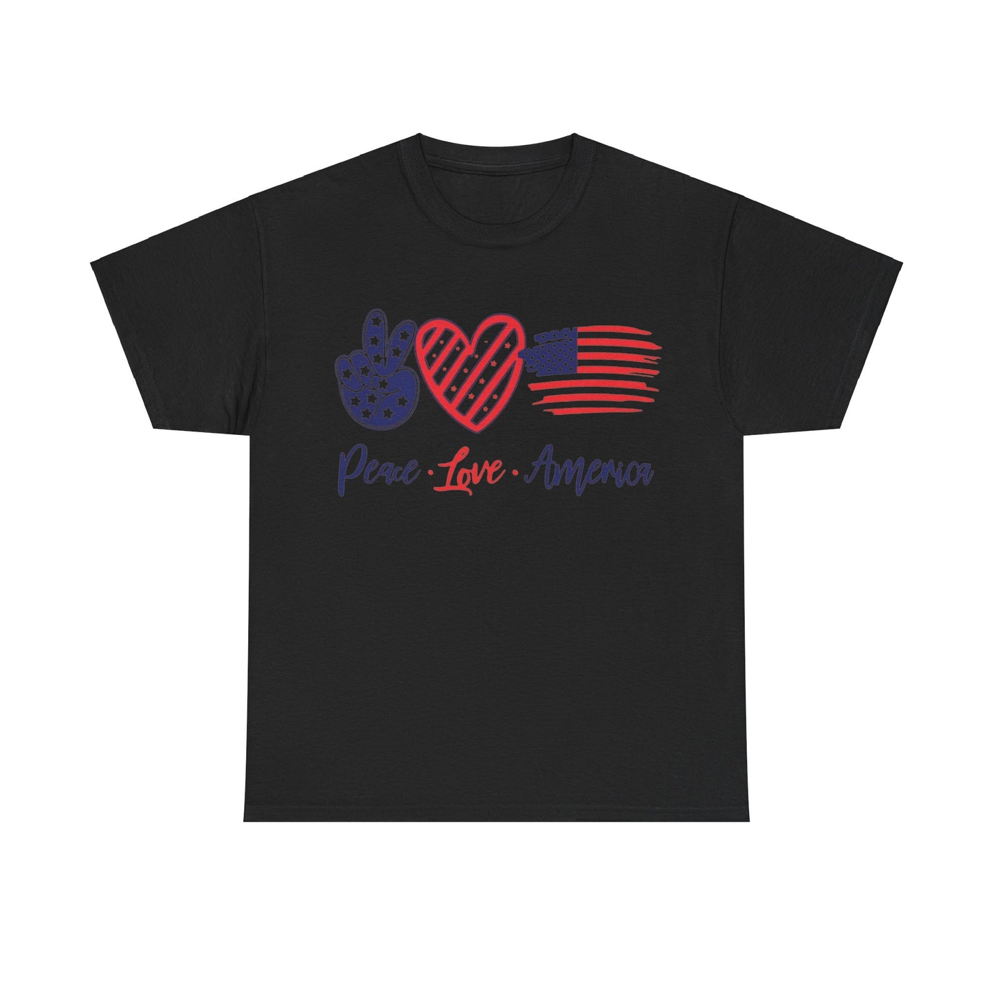 Peace Love America Tee Unisex Shirt