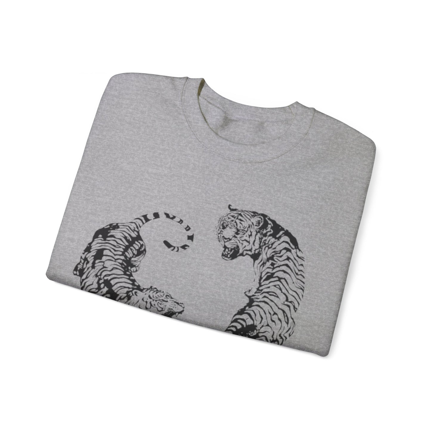 Two Tigers Unisex Crewneck Sweatshirt