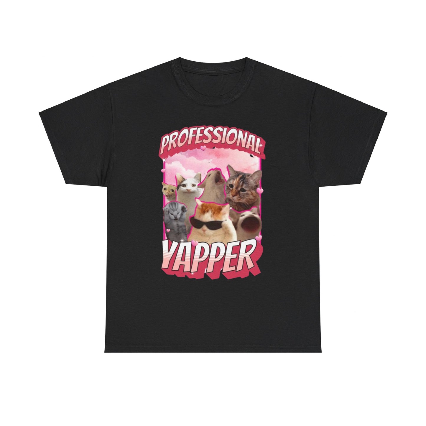 Professional Yapper Funny Cat Tee V2 Tee Unisex Shirt